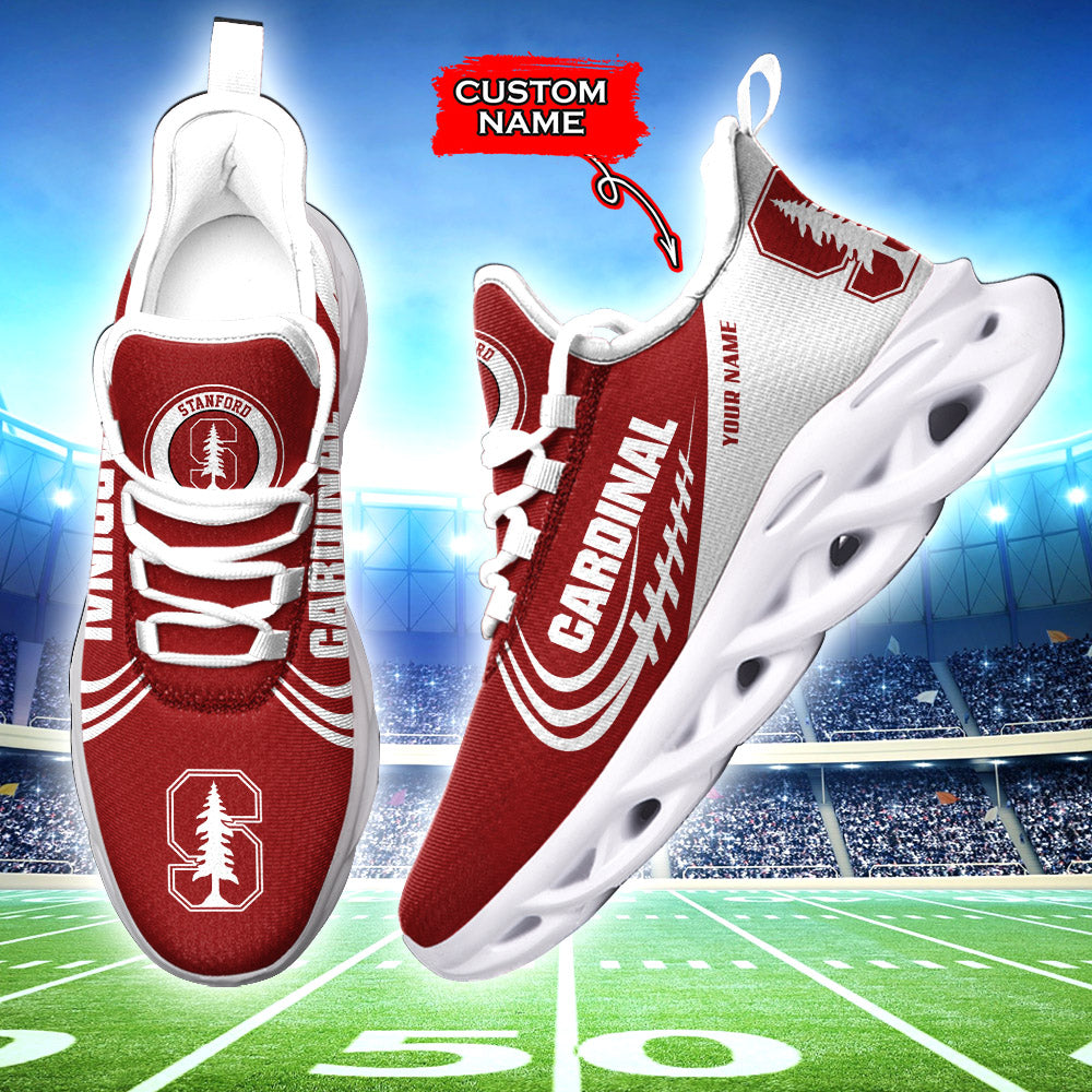 Ideafootwear Stanford Cardinal NCAA Max Soul Shoes Sneakers For Men And Women