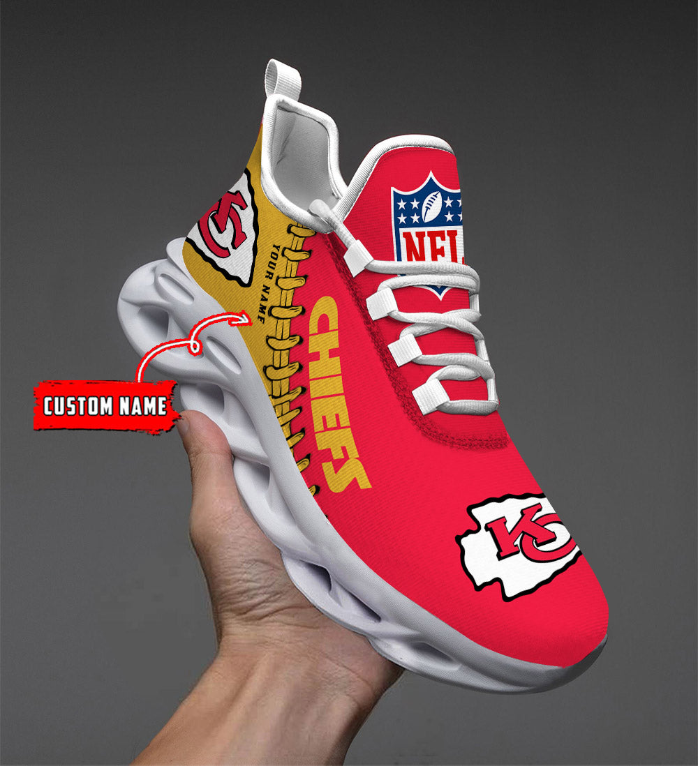 Ideafootwear Kansas City Chiefs Max Soul Shoes Sneakers For Men And Women