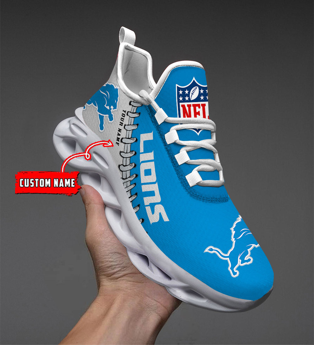 Ideafootwear Detroit Lions Max Soul Shoes Sneakers For Men And Women
