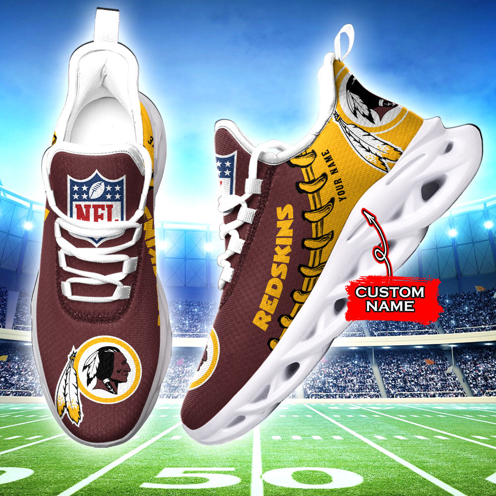 Ideafootwear Washington Commanders Max Soul Shoes Sneakers For Men And Women