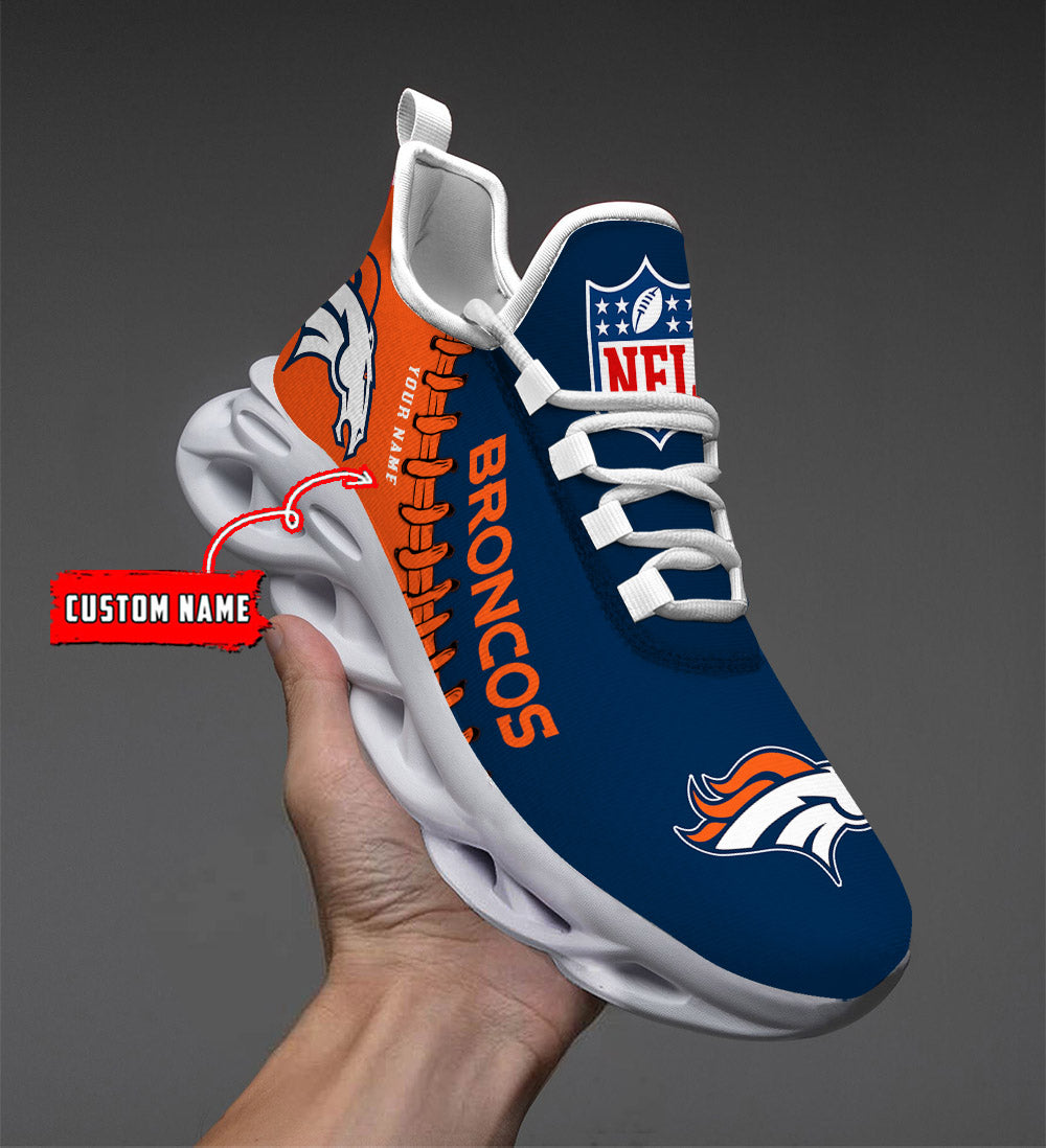 Ideafootwear Denver Broncos Max Soul Shoes Sneakers For Men And Women