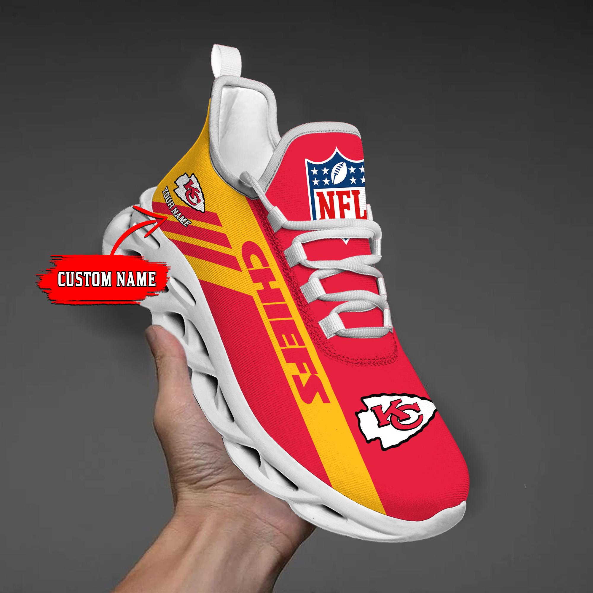 Ideafootwear Kansas City Chiefs Max Soul Shoes Sneakers For Men And Women