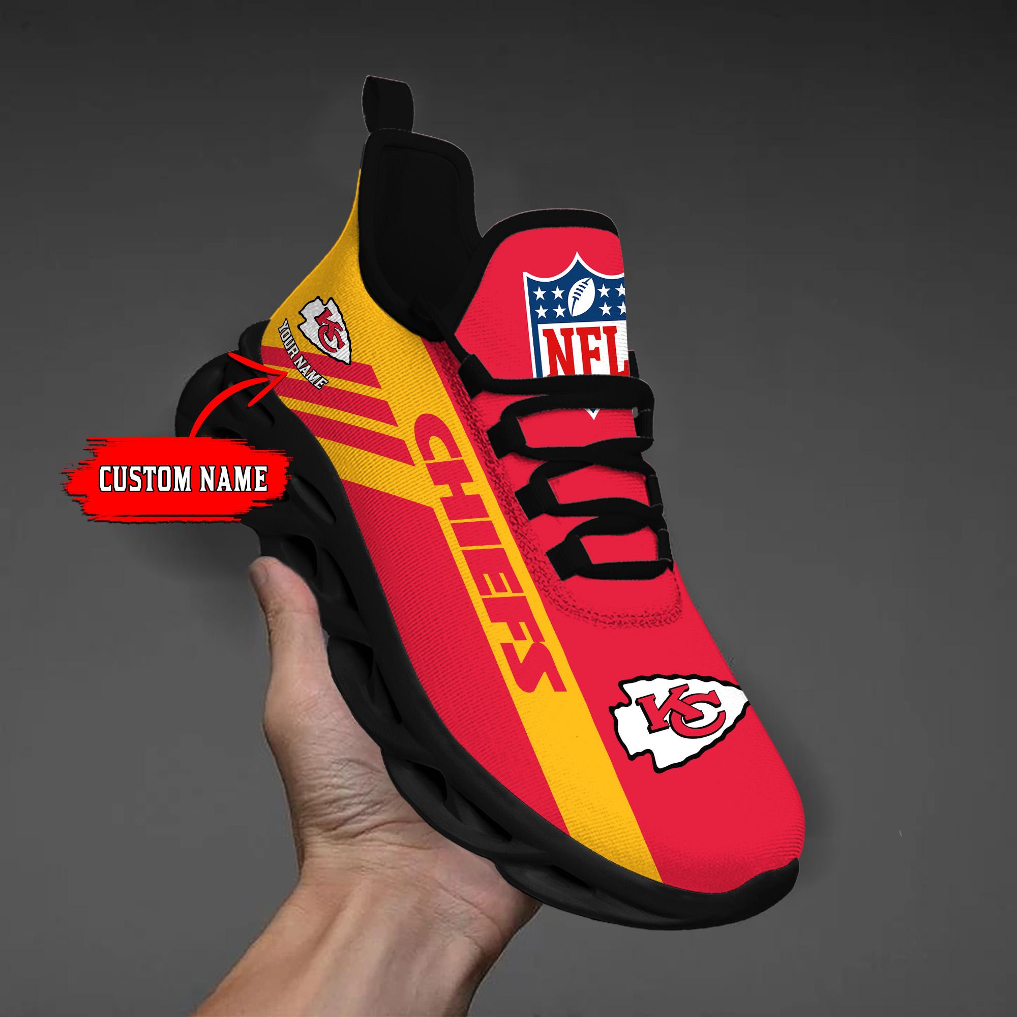Ideafootwear Kansas City Chiefs Max Soul Shoes Sneakers For Men And Women