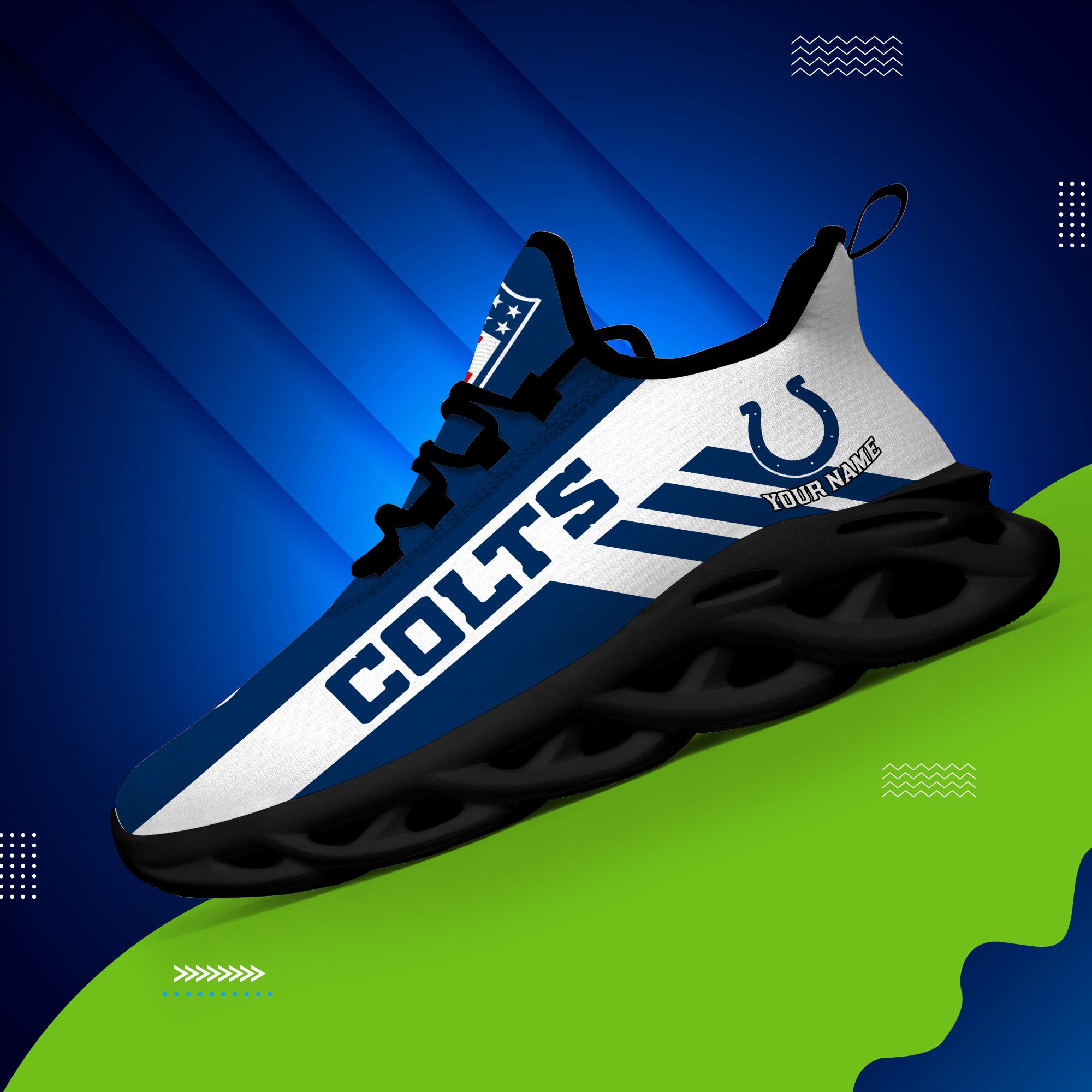 Ideafootwear Indianapolis Colts Max Soul Shoes Sneakers For Men And Women