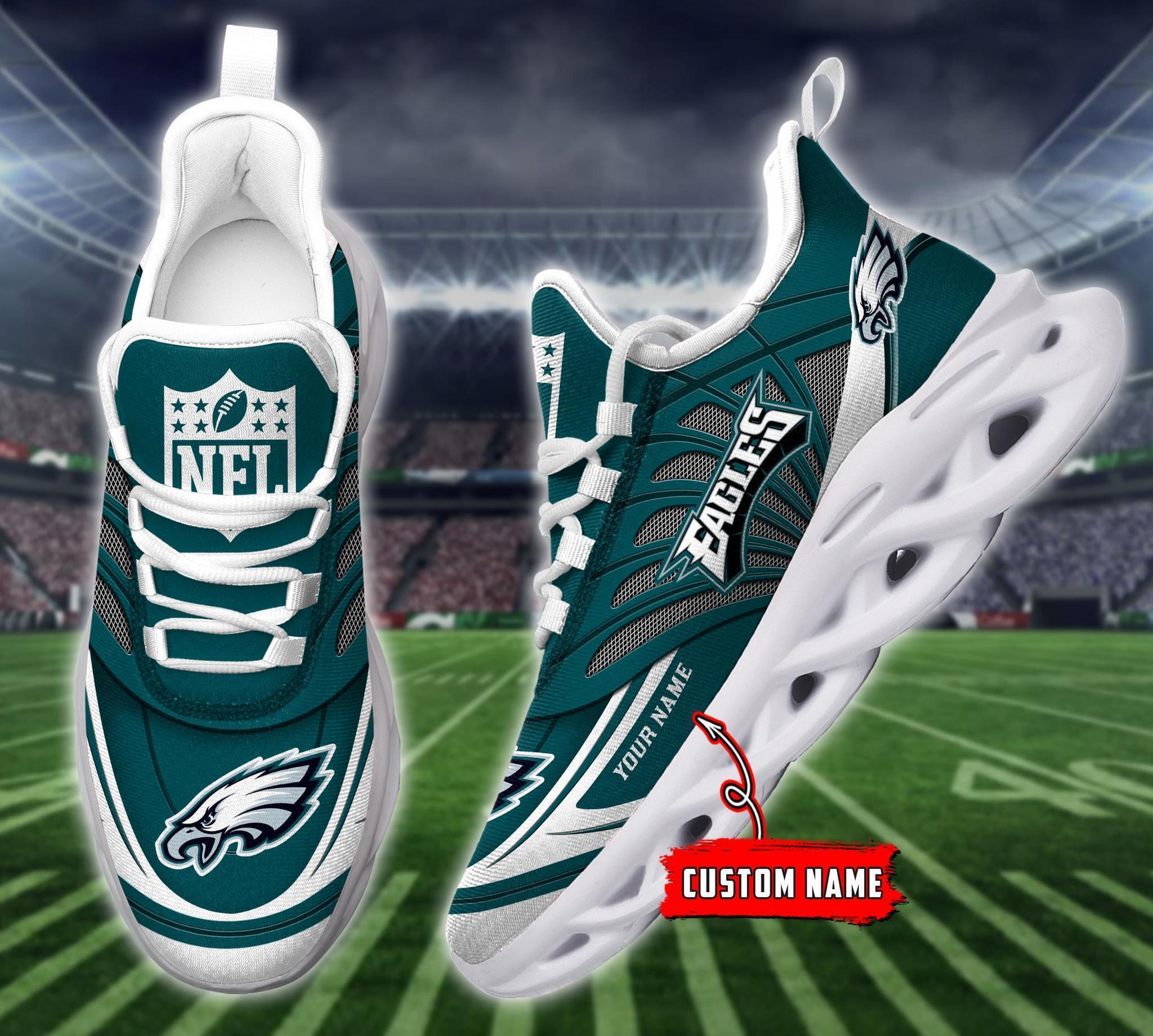 Ideafootwear Philadelphia Eagles Max Soul Shoes Sneakers For Men And Women