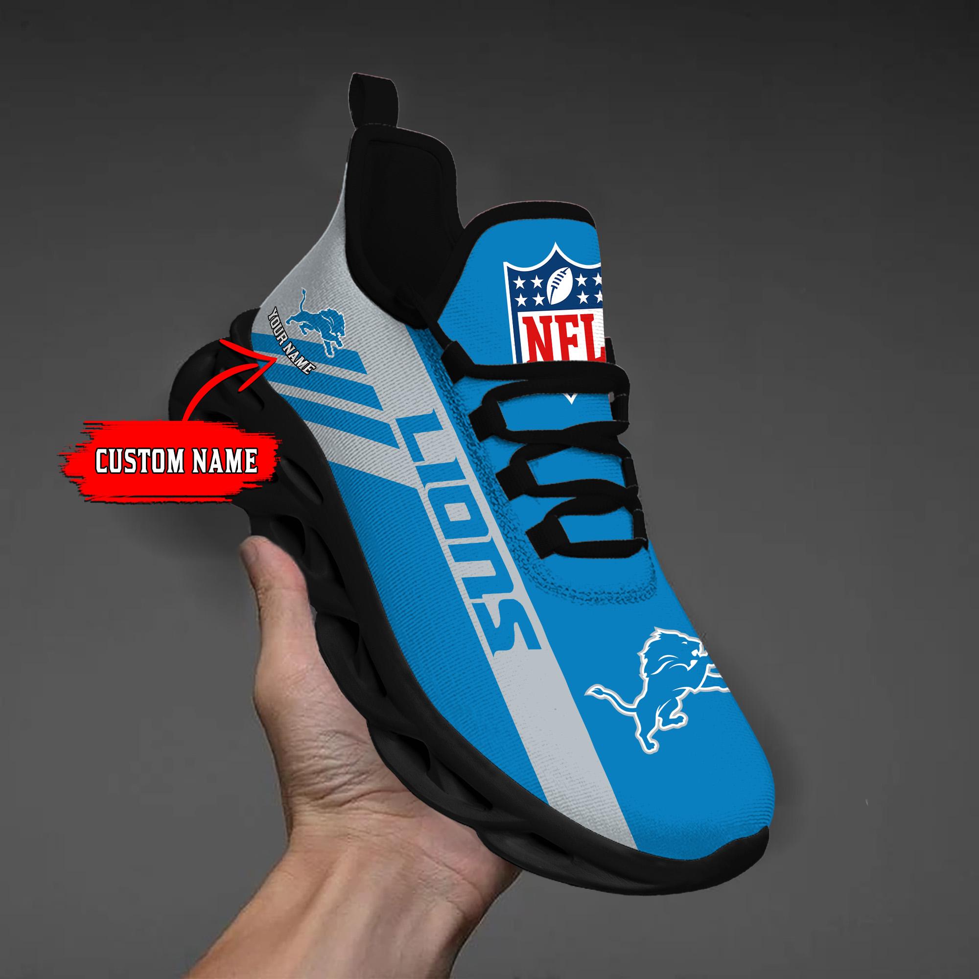 Ideafootwear Detroit Lions Max Soul Shoes Sneakers For Men And Women