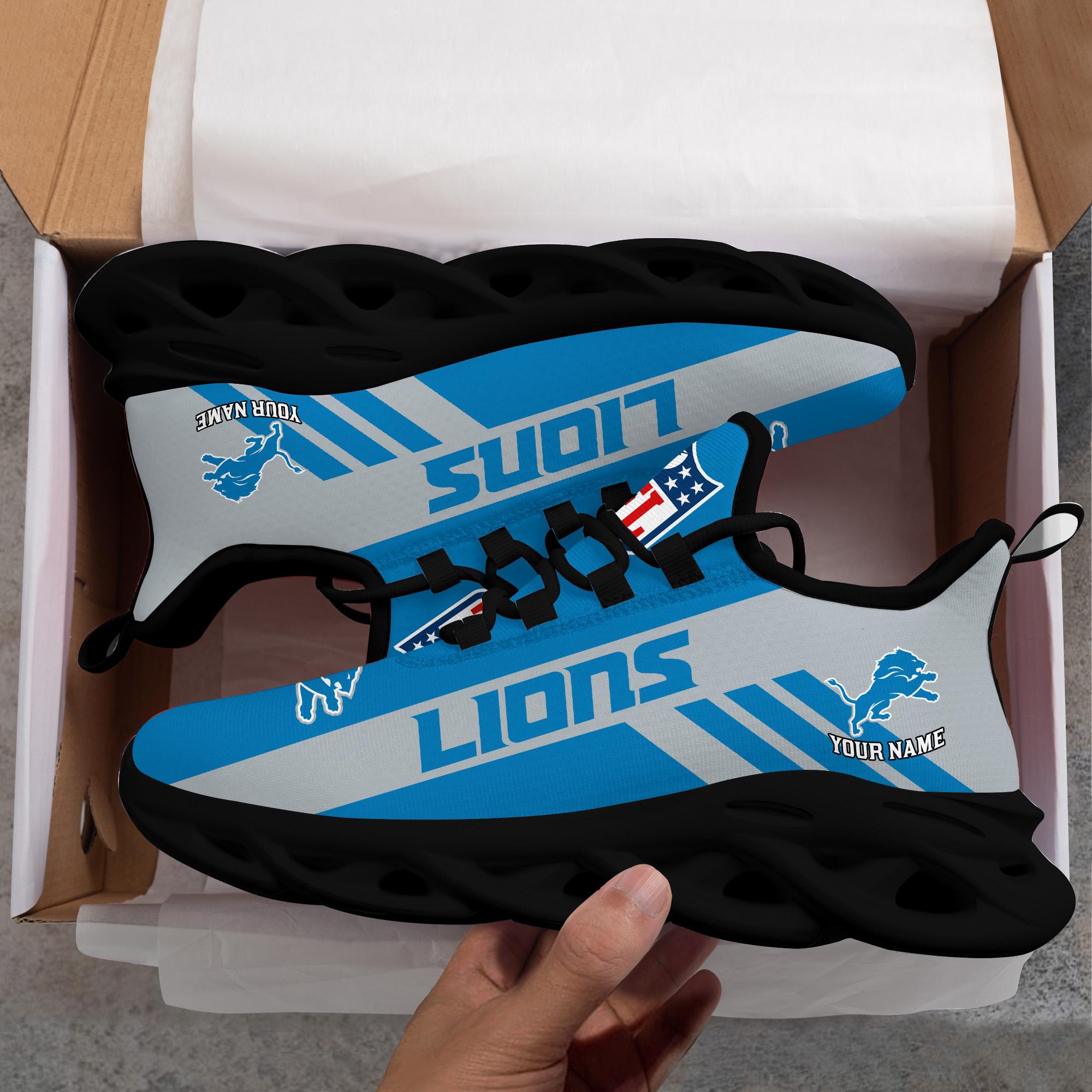 Ideafootwear Detroit Lions Max Soul Shoes Sneakers For Men And Women