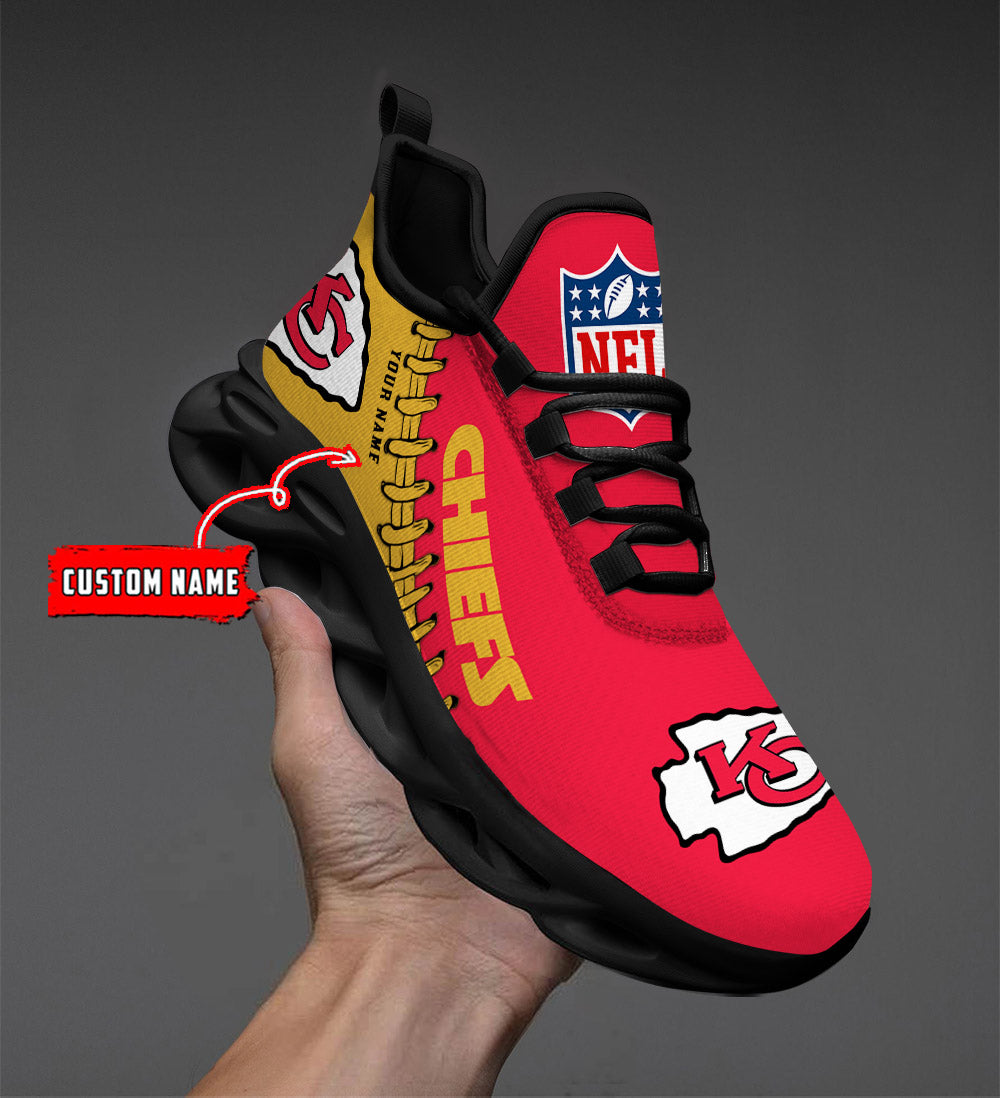 Ideafootwear Kansas City Chiefs Max Soul Shoes Sneakers For Men And Women