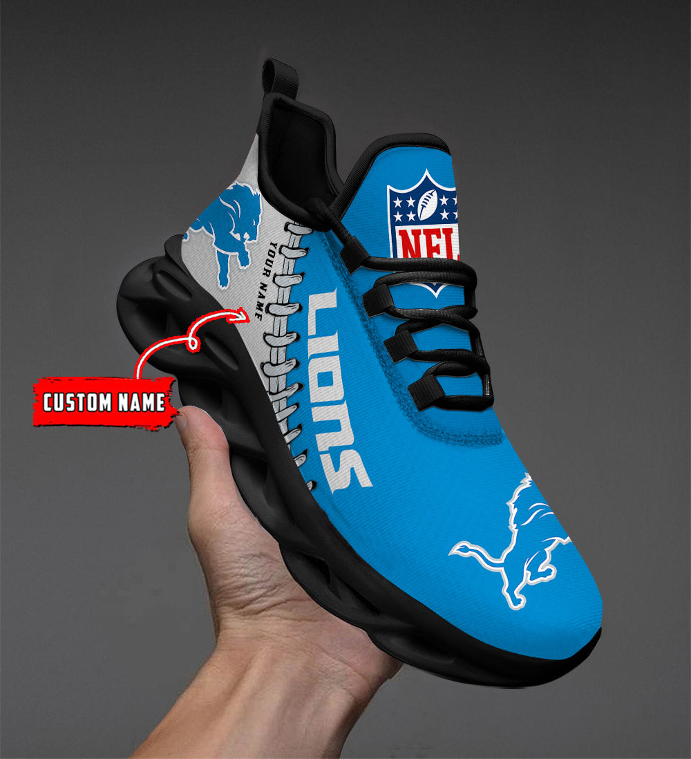 Ideafootwear Detroit Lions Max Soul Shoes Sneakers For Men And Women