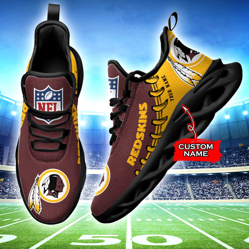 Ideafootwear Washington Commanders Max Soul Shoes Sneakers For Men And Women