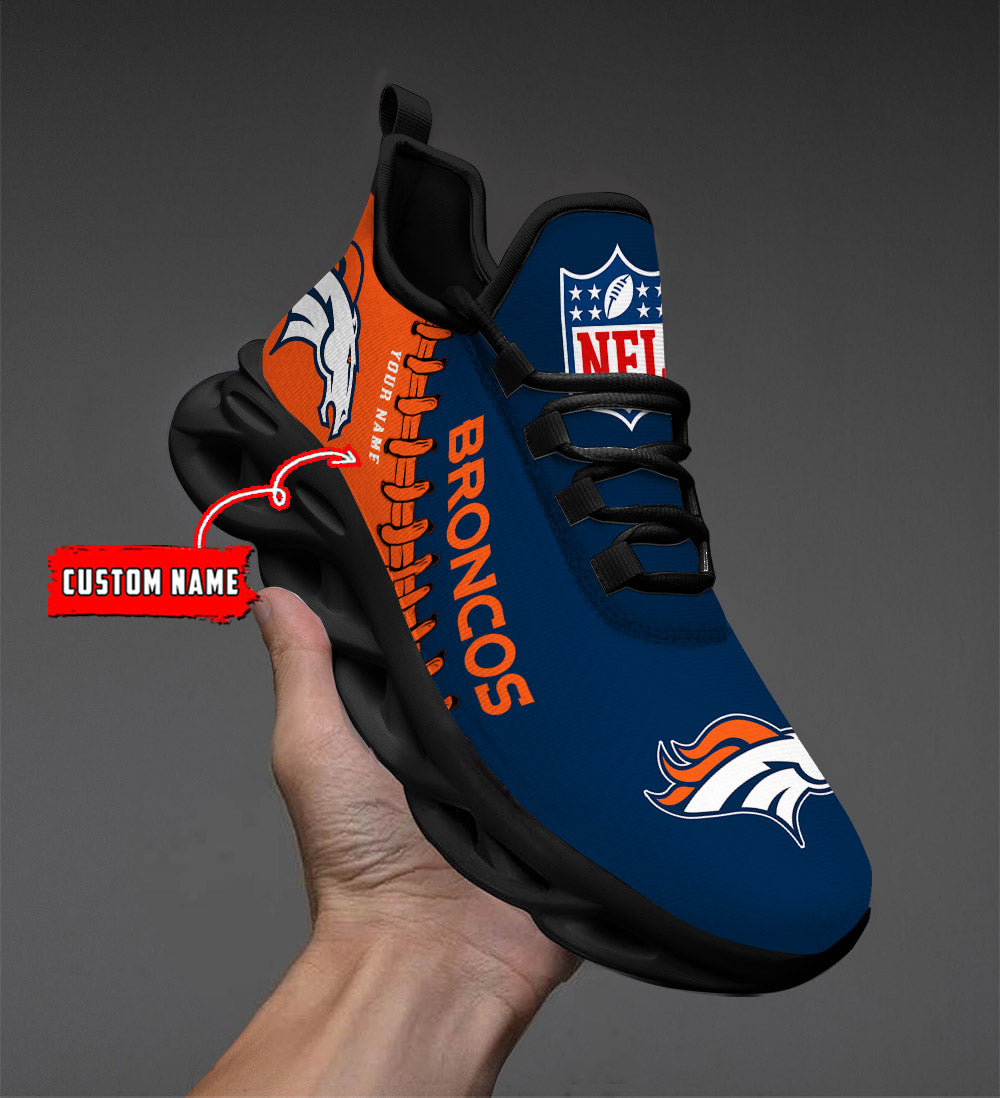 Ideafootwear Denver Broncos Max Soul Shoes Sneakers For Men And Women