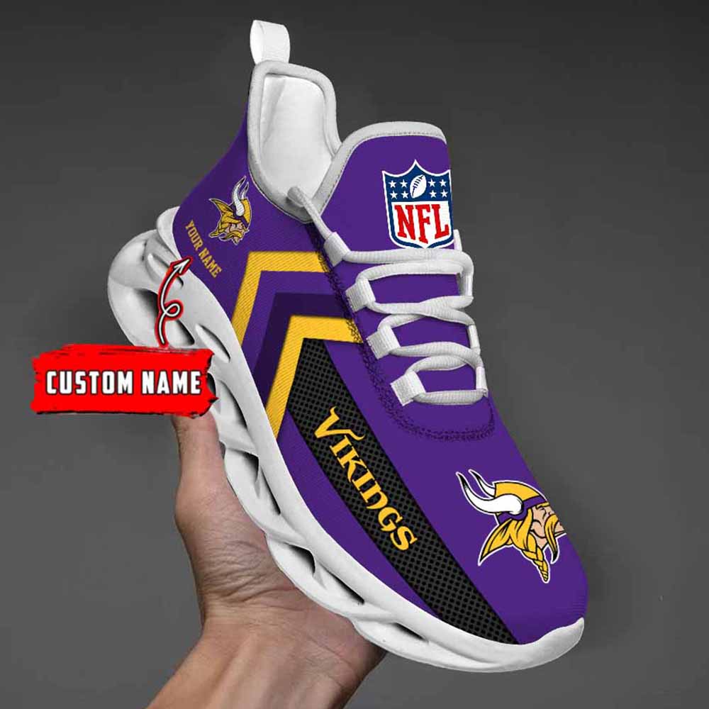Ideafootwear Minnesota Vikings Max Soul Shoes Sneakers For Men And Women