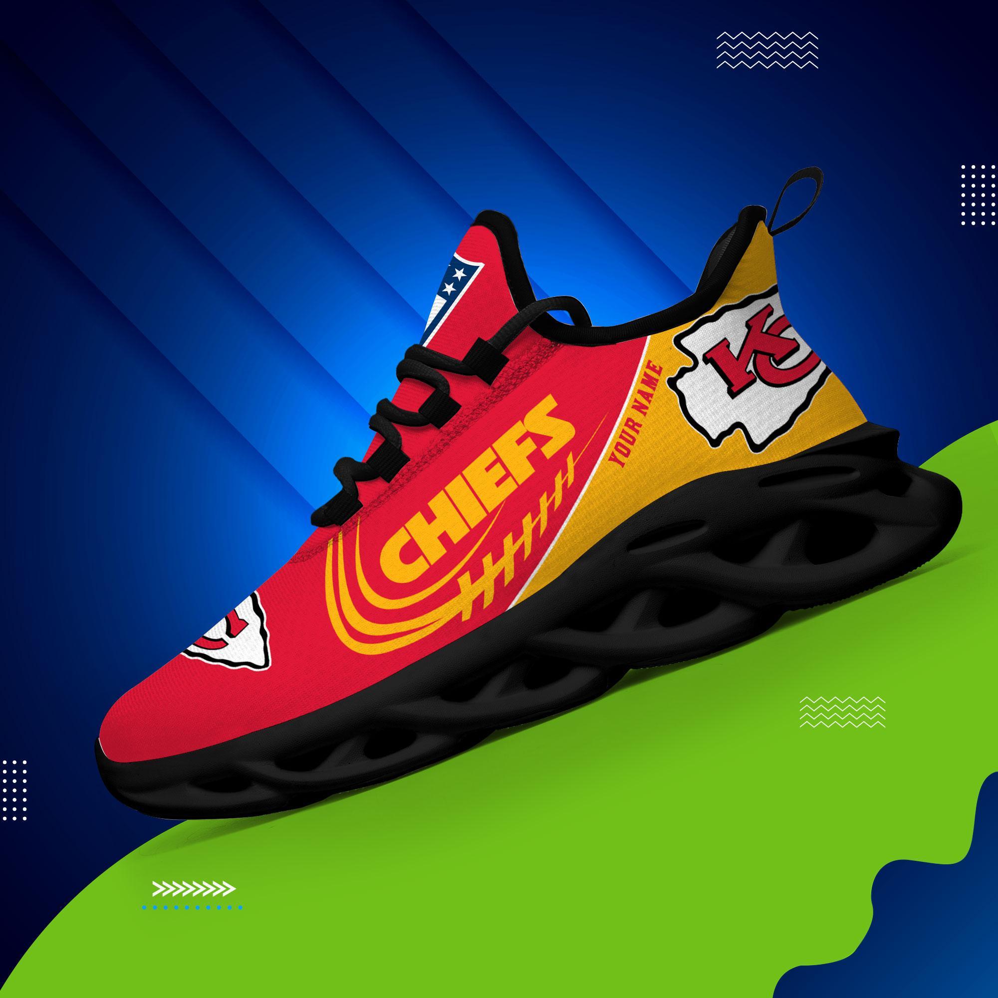Ideafootwear Kansas City Chiefs Max Soul Shoes Sneakers For Men And Women