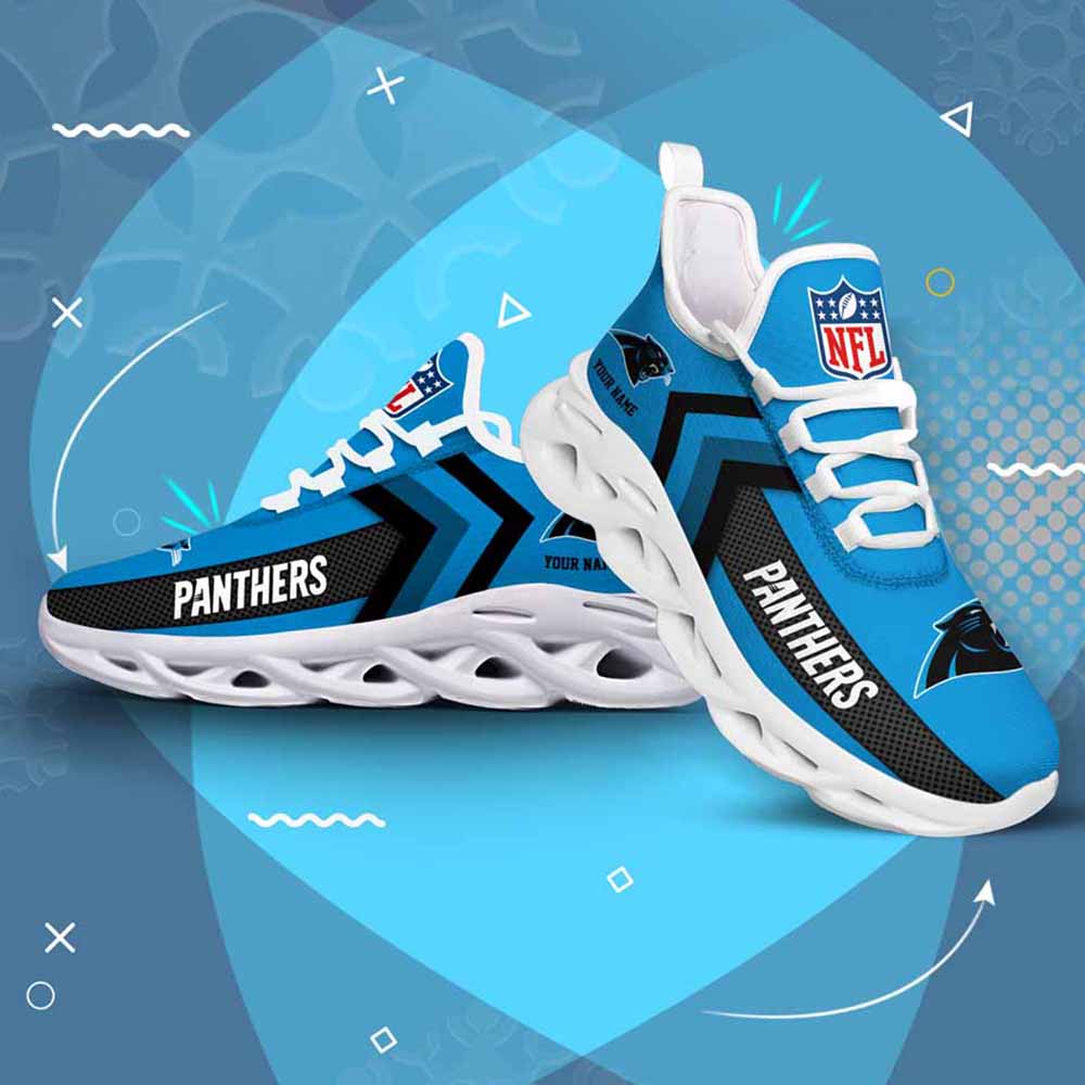 Ideafootwear Carolina Panthers Max Soul Shoes Sneakers For Men And Women