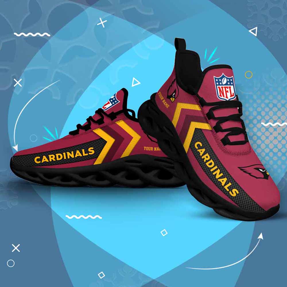 Ideafootwear Arizona Cadinals Max Soul Shoes Sneakers For Men And Women