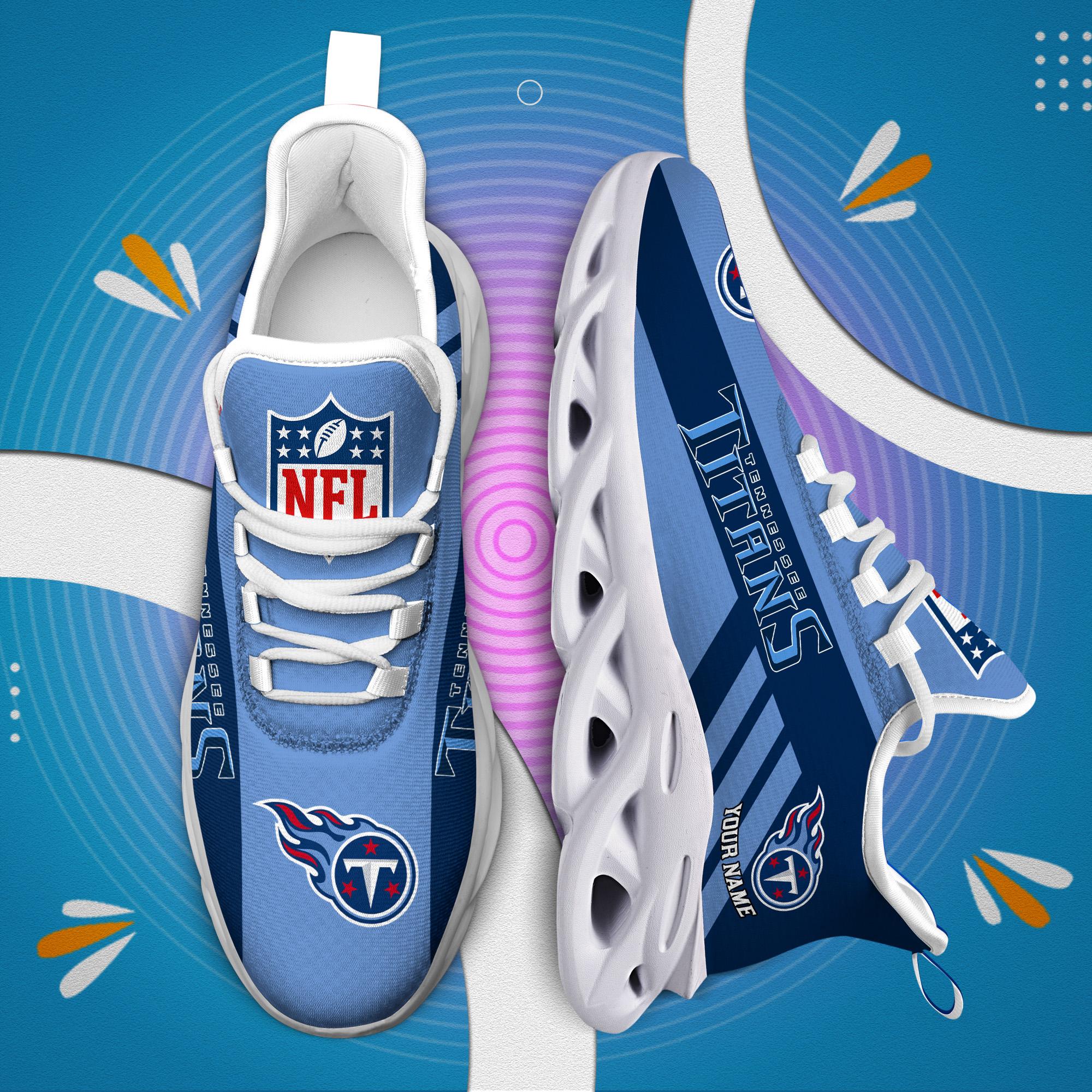 Ideafootwear Tennessee Titans Max Soul Shoes Sneakers For Men And Women