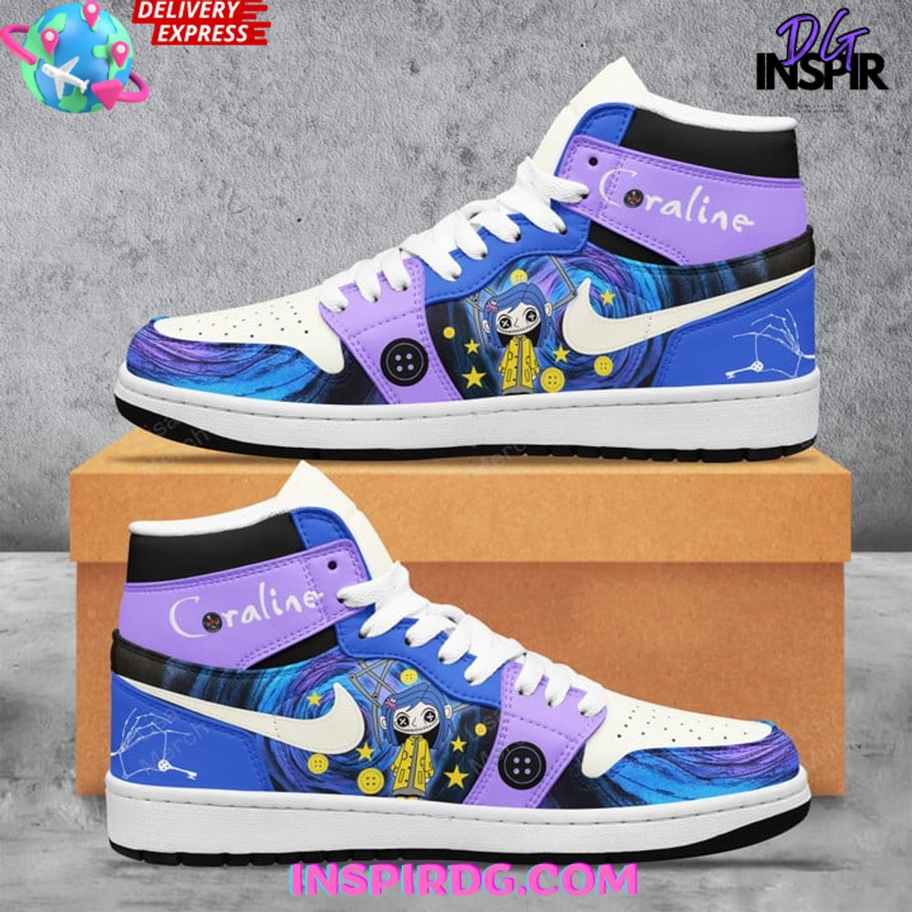 Ideafootwear Coraline AJ1 High Sneakers Shoes For Men And Women 5