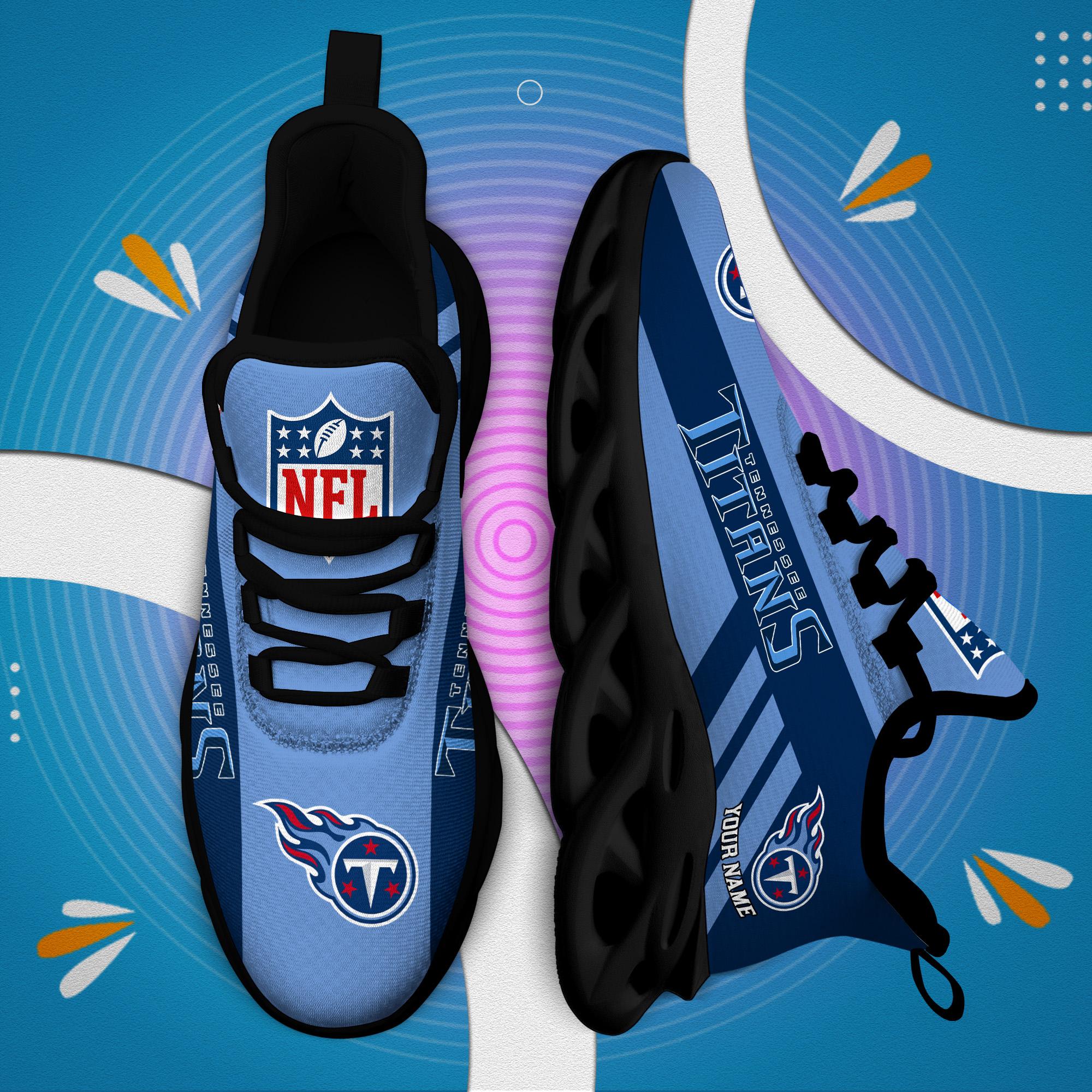 Ideafootwear Tennessee Titans Max Soul Shoes Sneakers For Men And Women