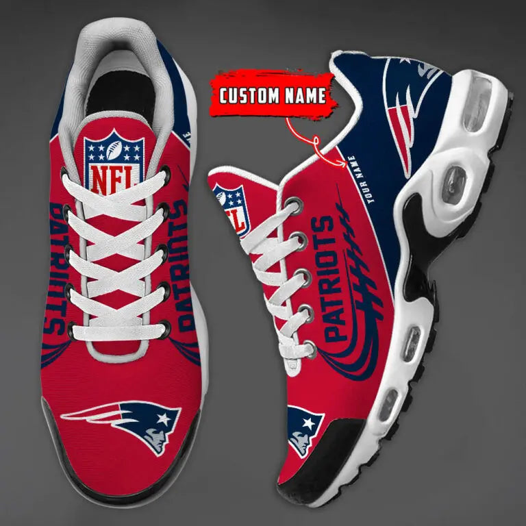 Ideafootwear New England Patriots Max Soul Shoes Sneakers For Men And Women