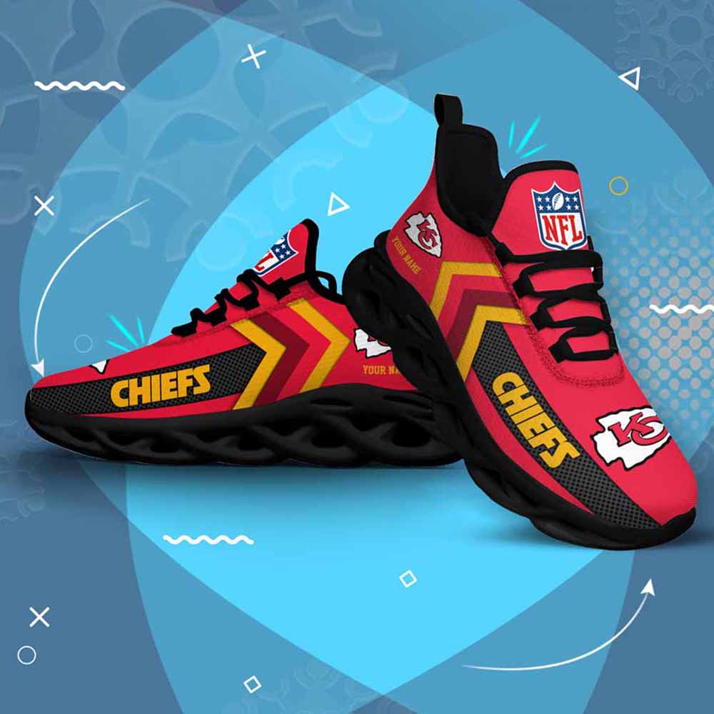 Ideafootwear Kansas City Chiefs Max Soul Shoes Sneakers For Men And Women