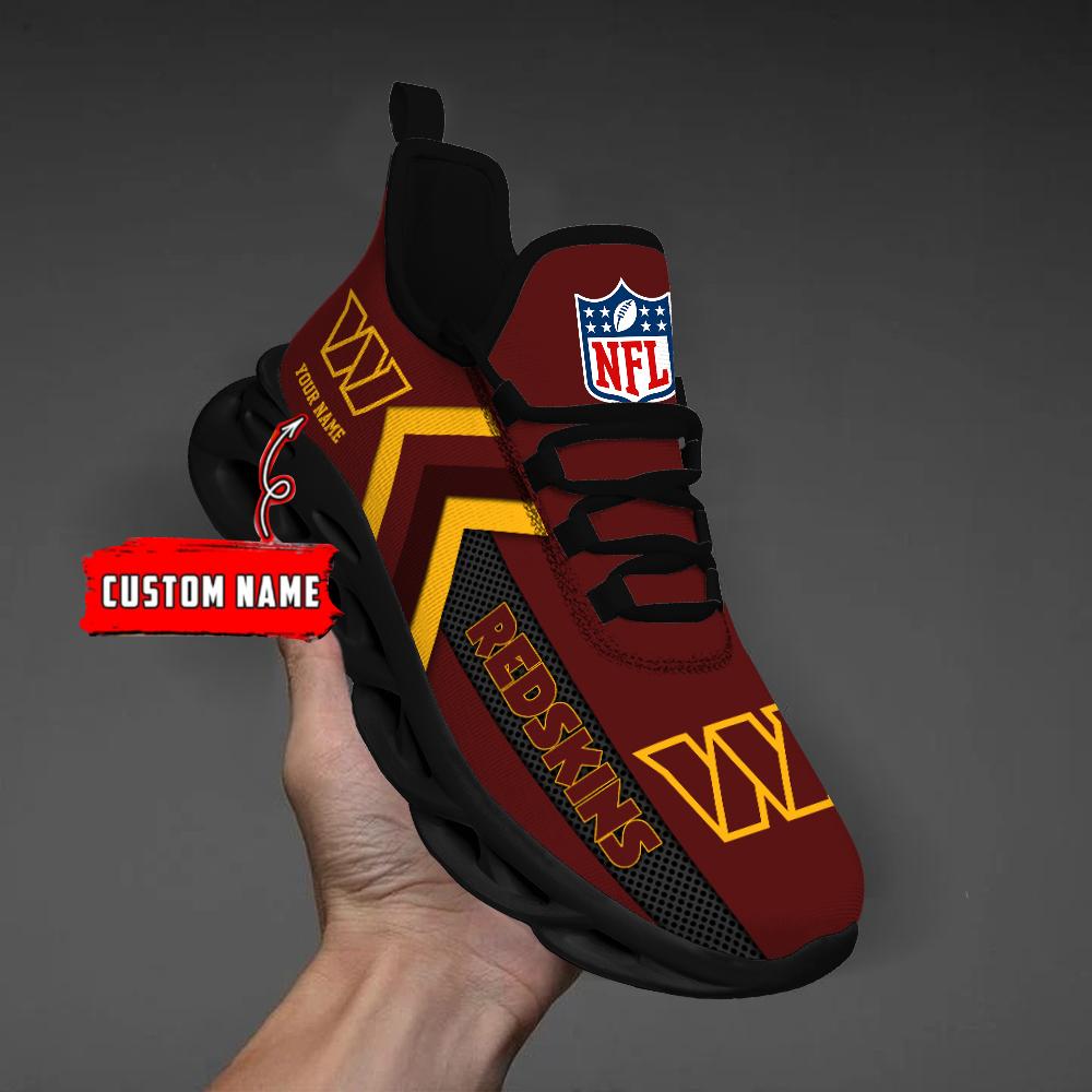 Ideafootwear Washington Commanders Max Soul Shoes Sneakers For Men And Women