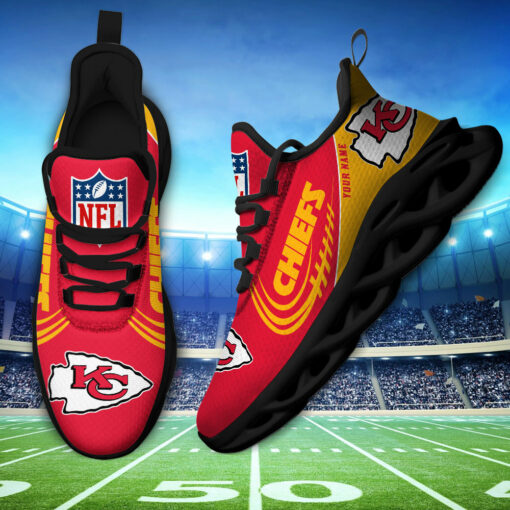 Ideafootwear Kansas City Chiefs Max Soul Shoes Sneakers For Men And Women
