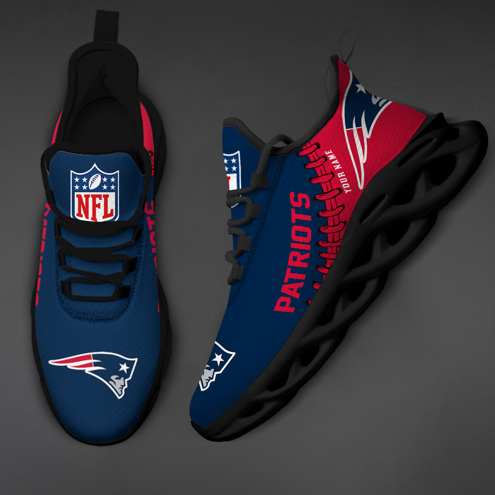 Ideafootwear New England Patriots Max Soul Shoes Sneakers For Men And Women