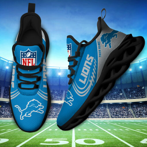 Ideafootwear Detroit Lions Max Soul Shoes Sneakers For Men And Women