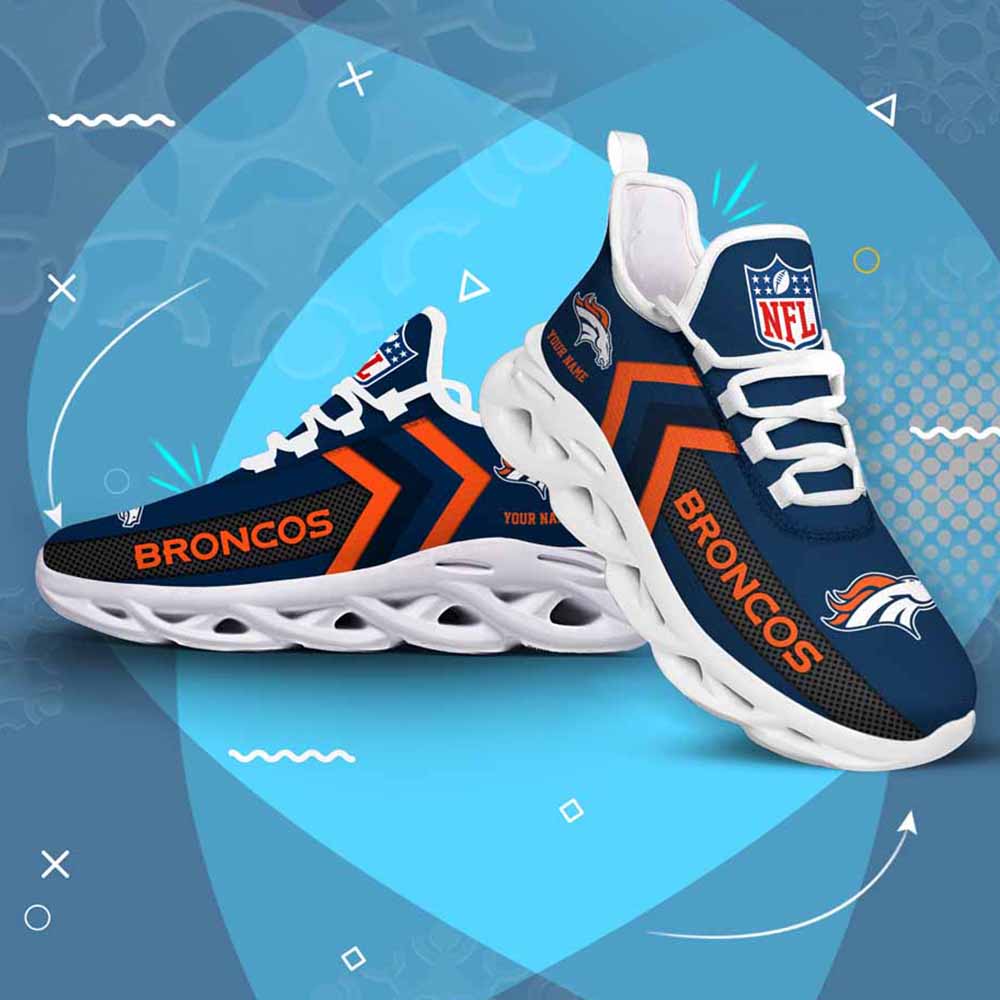 Ideafootwear Denver Broncos Max Soul Shoes Sneakers For Men And Women