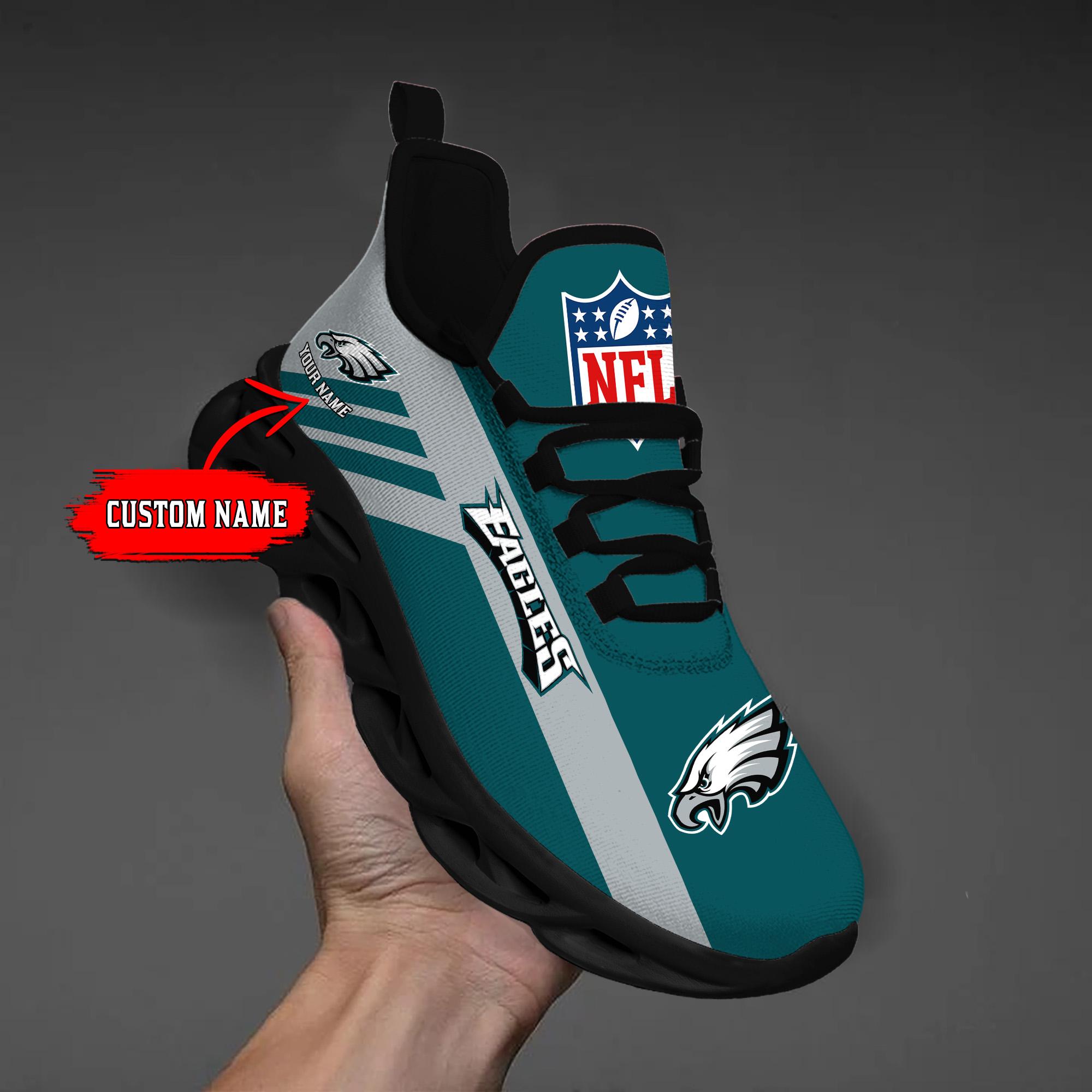Ideafootwear Philadelphia Eagles Max Soul Shoes Sneakers For Men And Women