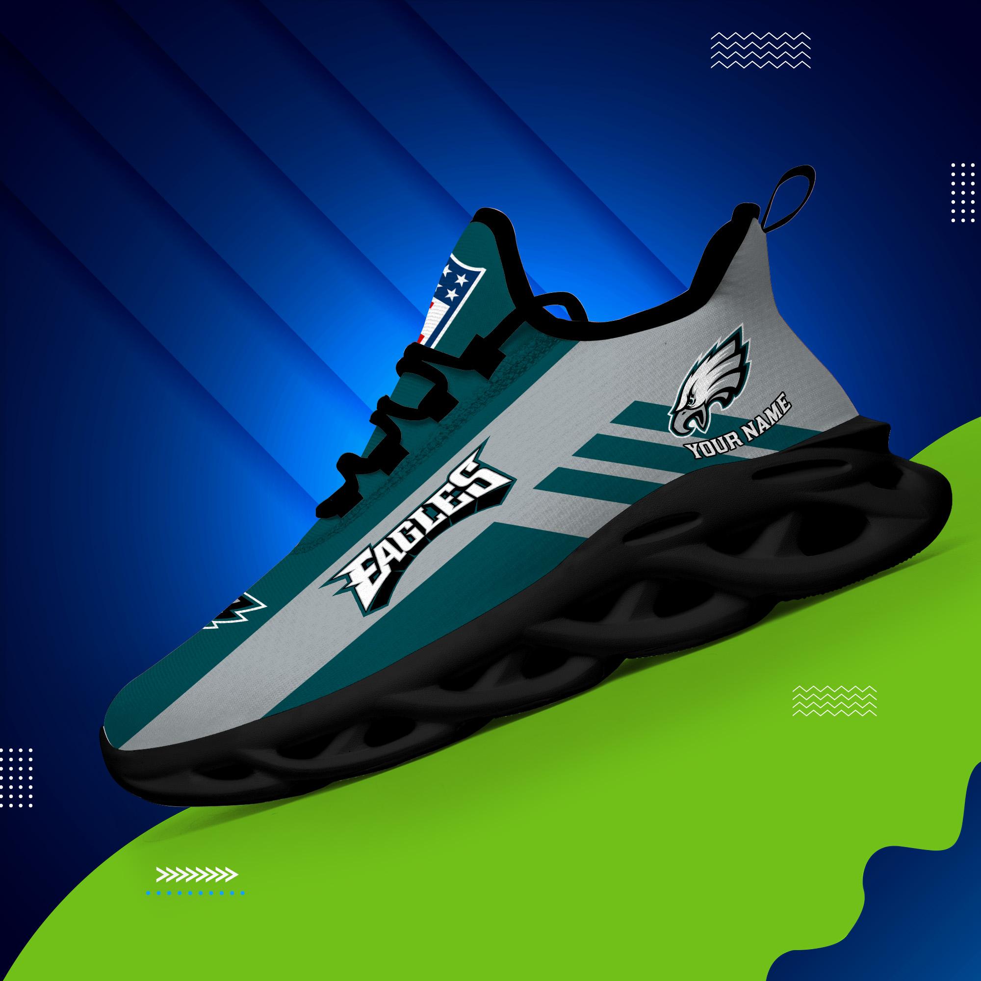 Ideafootwear Philadelphia Eagles Max Soul Shoes Sneakers For Men And Women