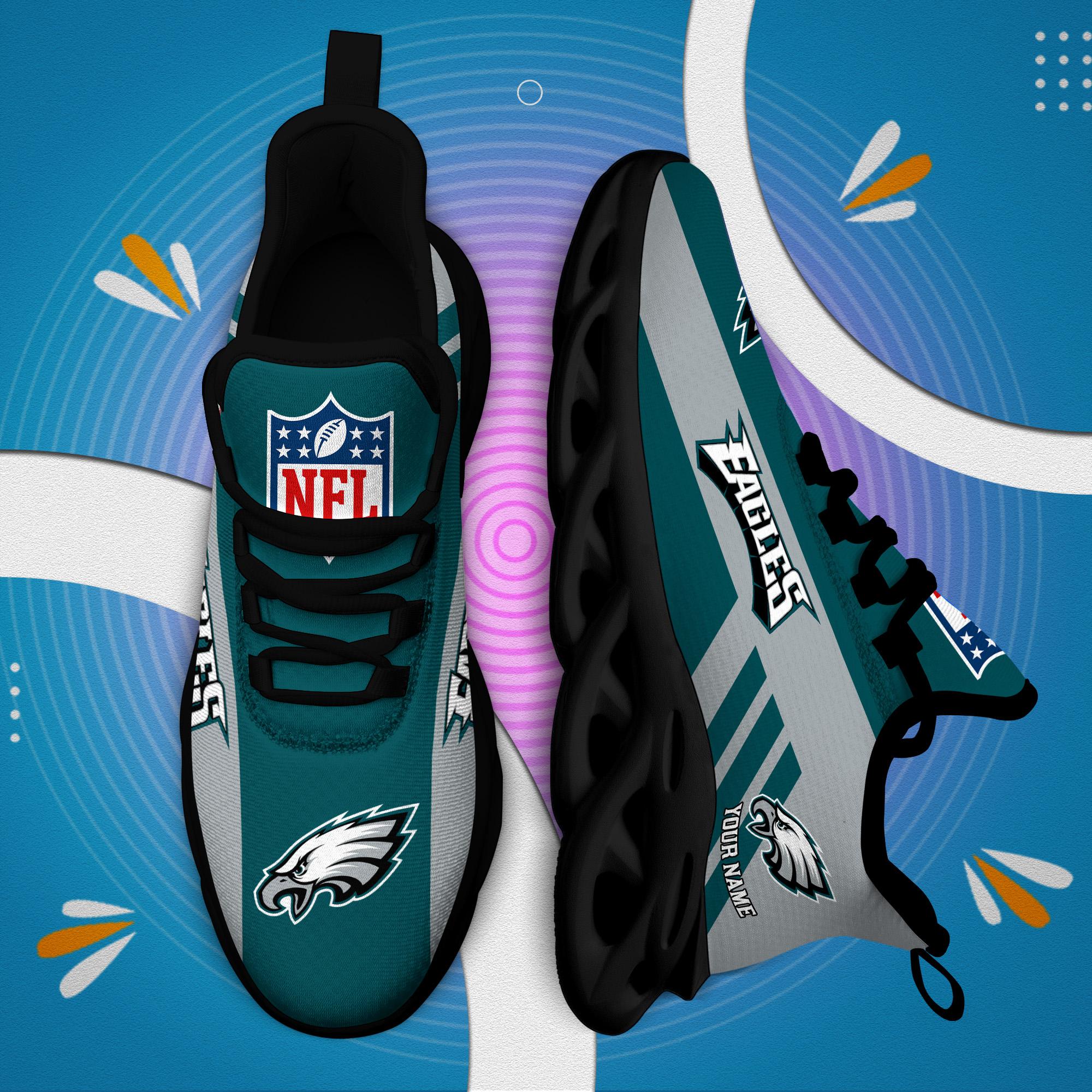 Ideafootwear Philadelphia Eagles Max Soul Shoes Sneakers For Men And Women