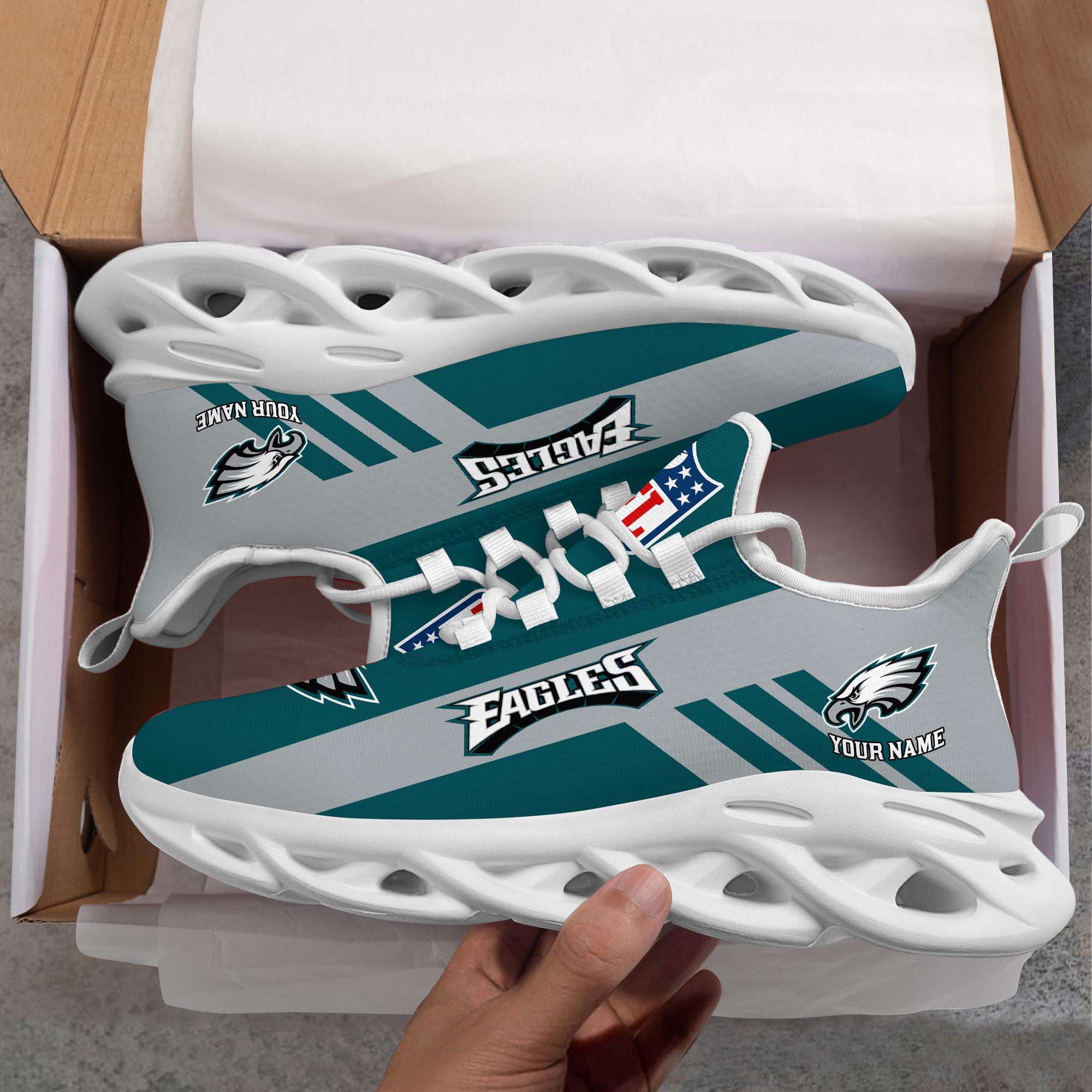 Ideafootwear Philadelphia Eagles Max Soul Shoes Sneakers For Men And Women