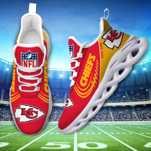 Ideafootwear Kansas City Chiefs Max Soul Shoes Sneakers For Men And Women