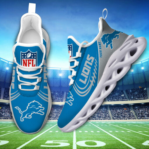 Ideafootwear Detroit Lions Max Soul Shoes Sneakers For Men And Women