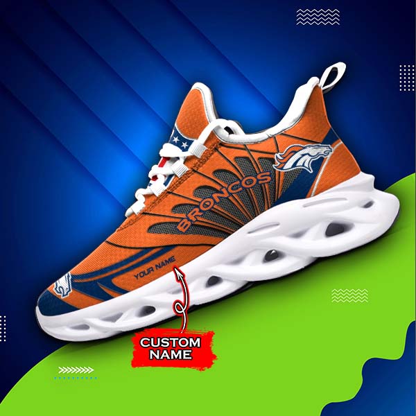Ideafootwear Denver Broncos Max Soul Shoes Sneakers For Men And Women