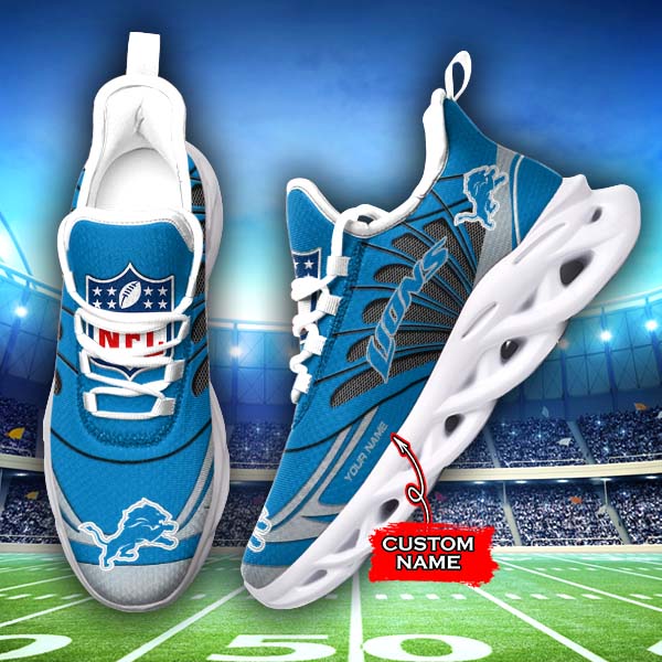 Ideafootwear Detroit Lions Max Soul Shoes Sneakers For Men And Women