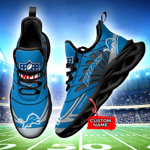Ideafootwear Detroit Lions Max Soul Shoes Sneakers For Men And Women