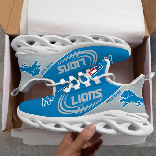Ideafootwear Detroit Lions Max Soul Shoes Sneakers For Men And Women