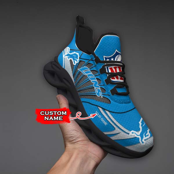 Ideafootwear Detroit Lions Max Soul Shoes Sneakers For Men And Women