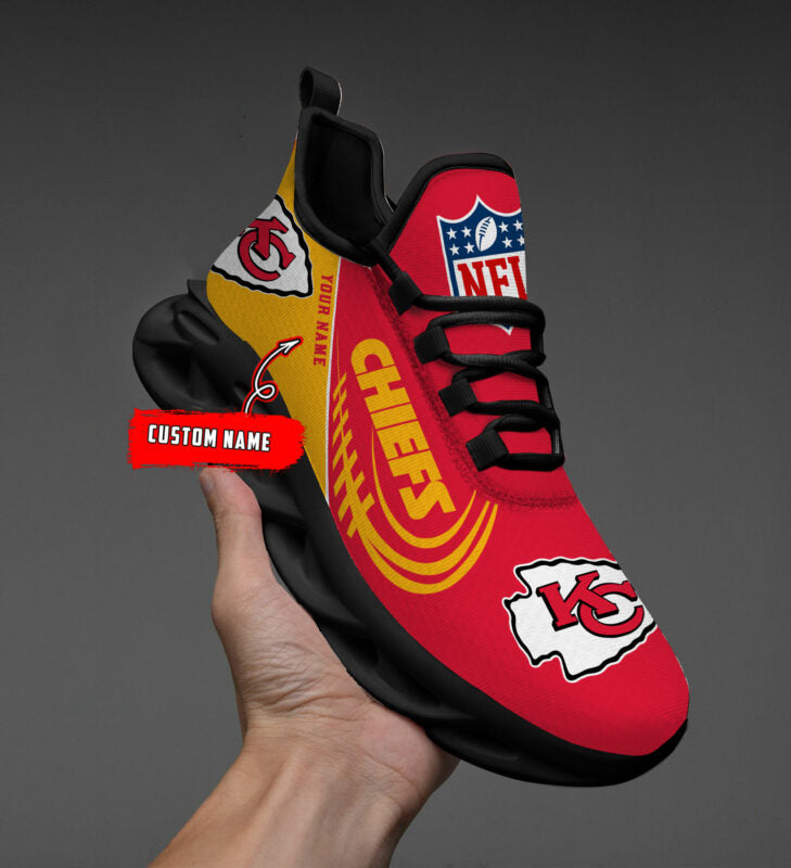 Ideafootwear Kansas City Chiefs Max Soul Shoes Sneakers For Men And Women