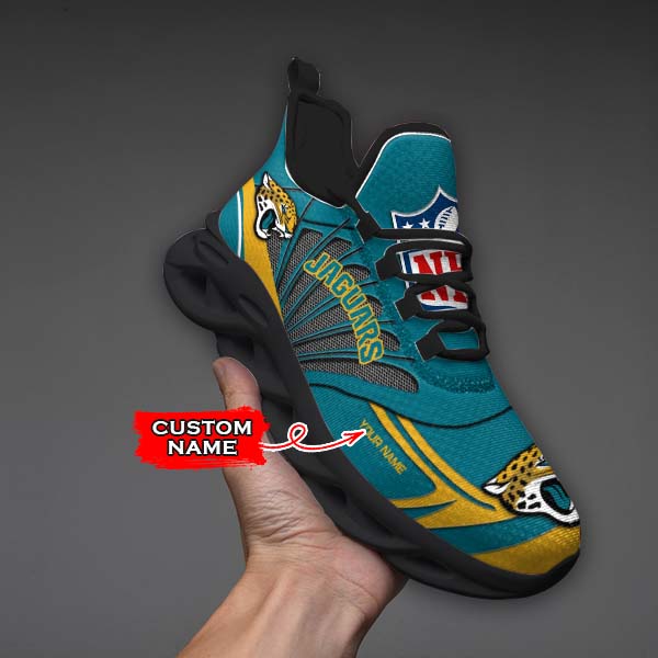 Ideafootwear Jacksonville Jaguars Max Soul Shoes Sneakers For Men And Women