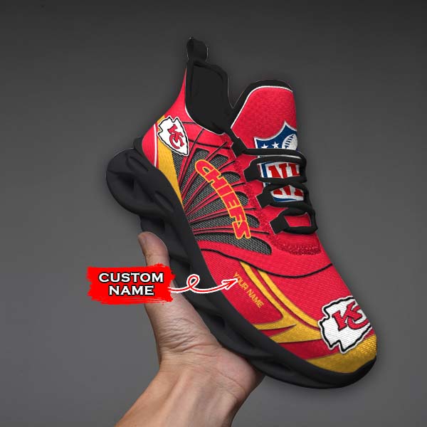 Ideafootwear Kansas City Chiefs Max Soul Shoes Sneakers For Men And Women