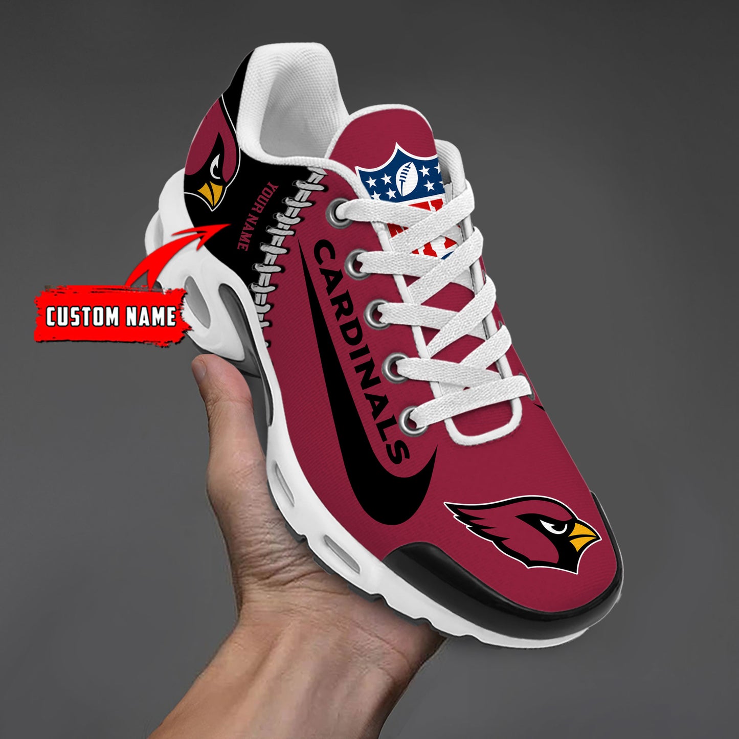 Ideafootwear Arizona Cardinals TN Shoes Sneakers For Men And Women