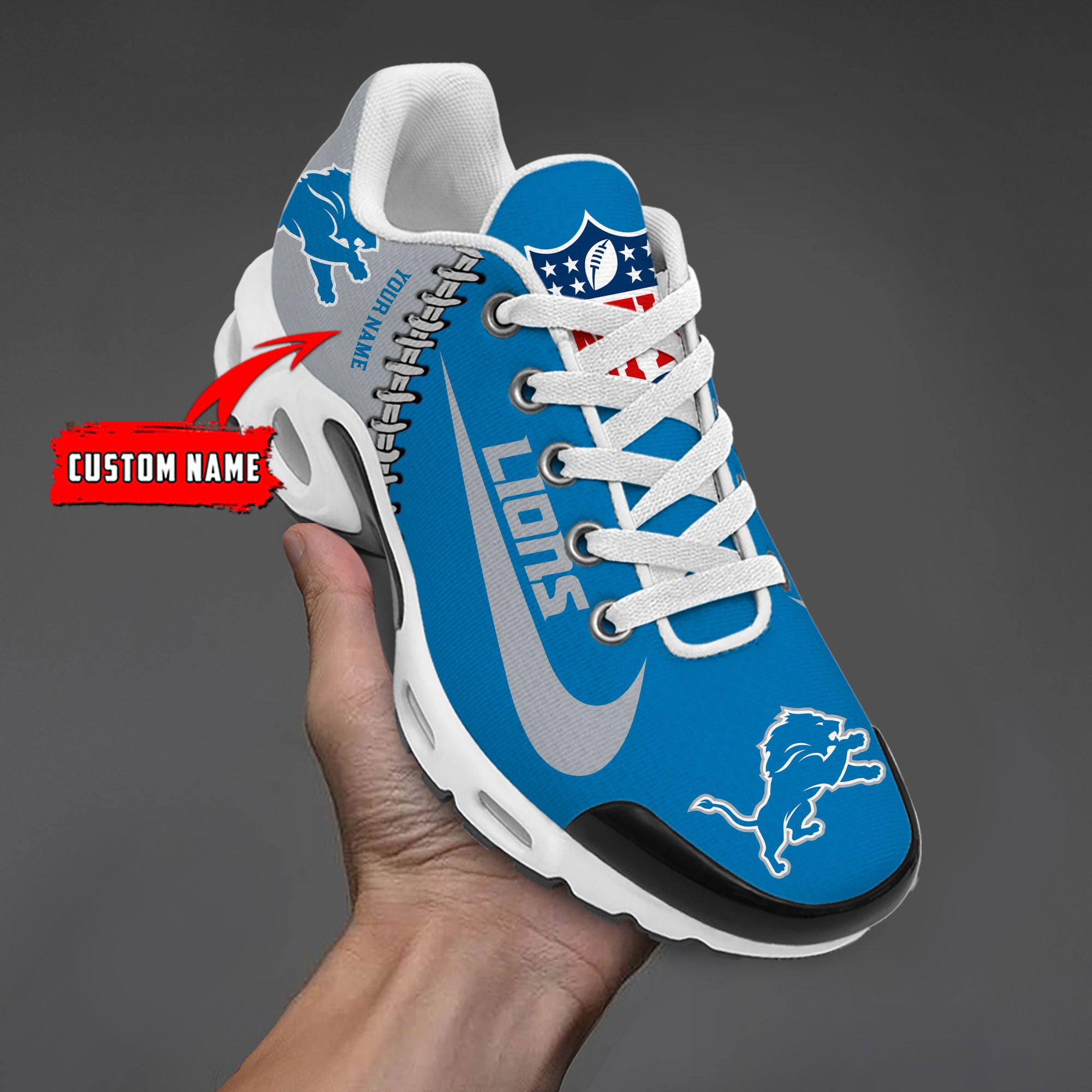 Ideafootwear Detroit Lions TN Shoes Sneakers For Men And Women