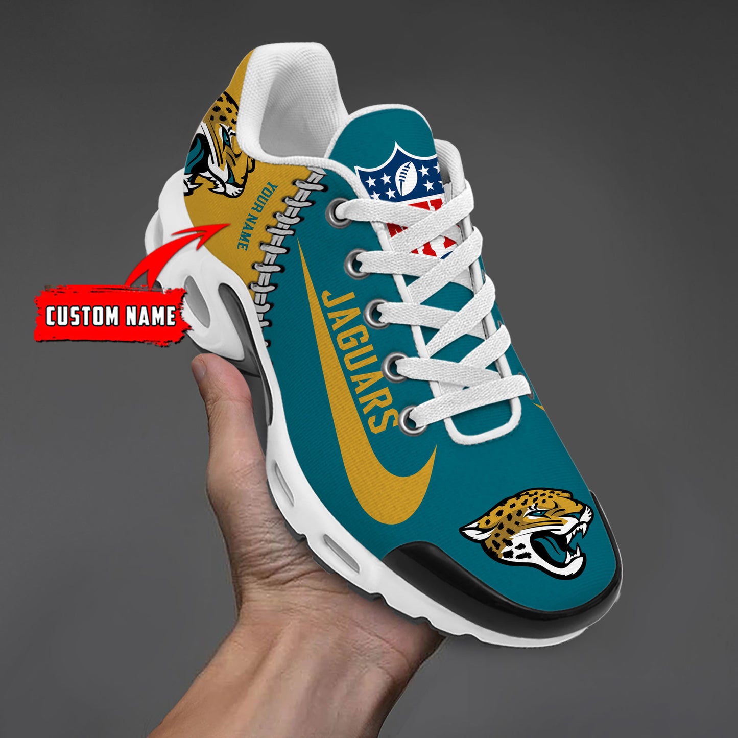 Ideafootwear Jacksonville Jaguars TN Shoes Sneakers For Men And Women