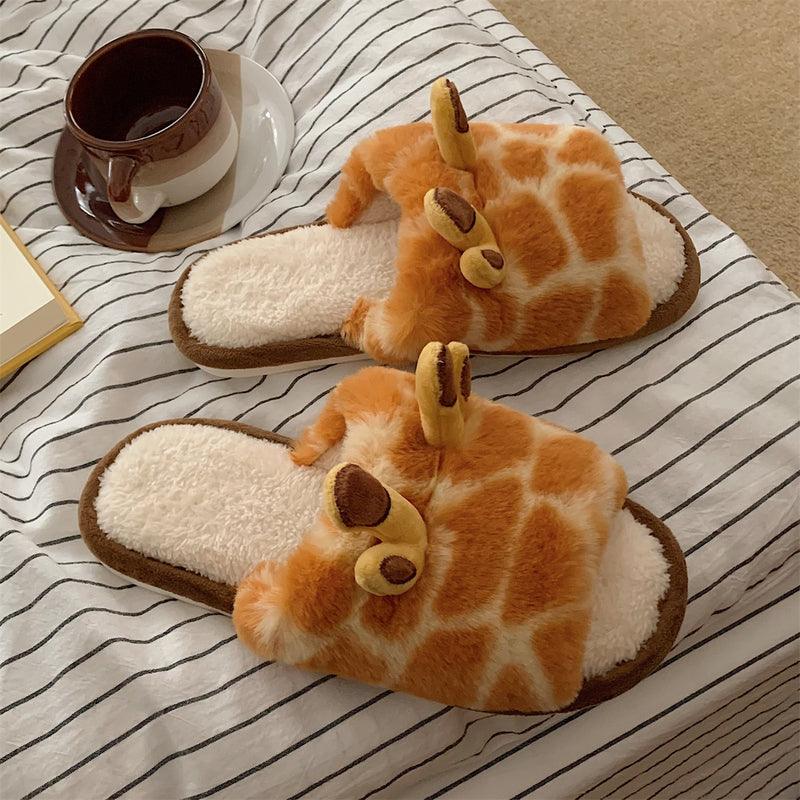 Giraffe Cozy Slippers