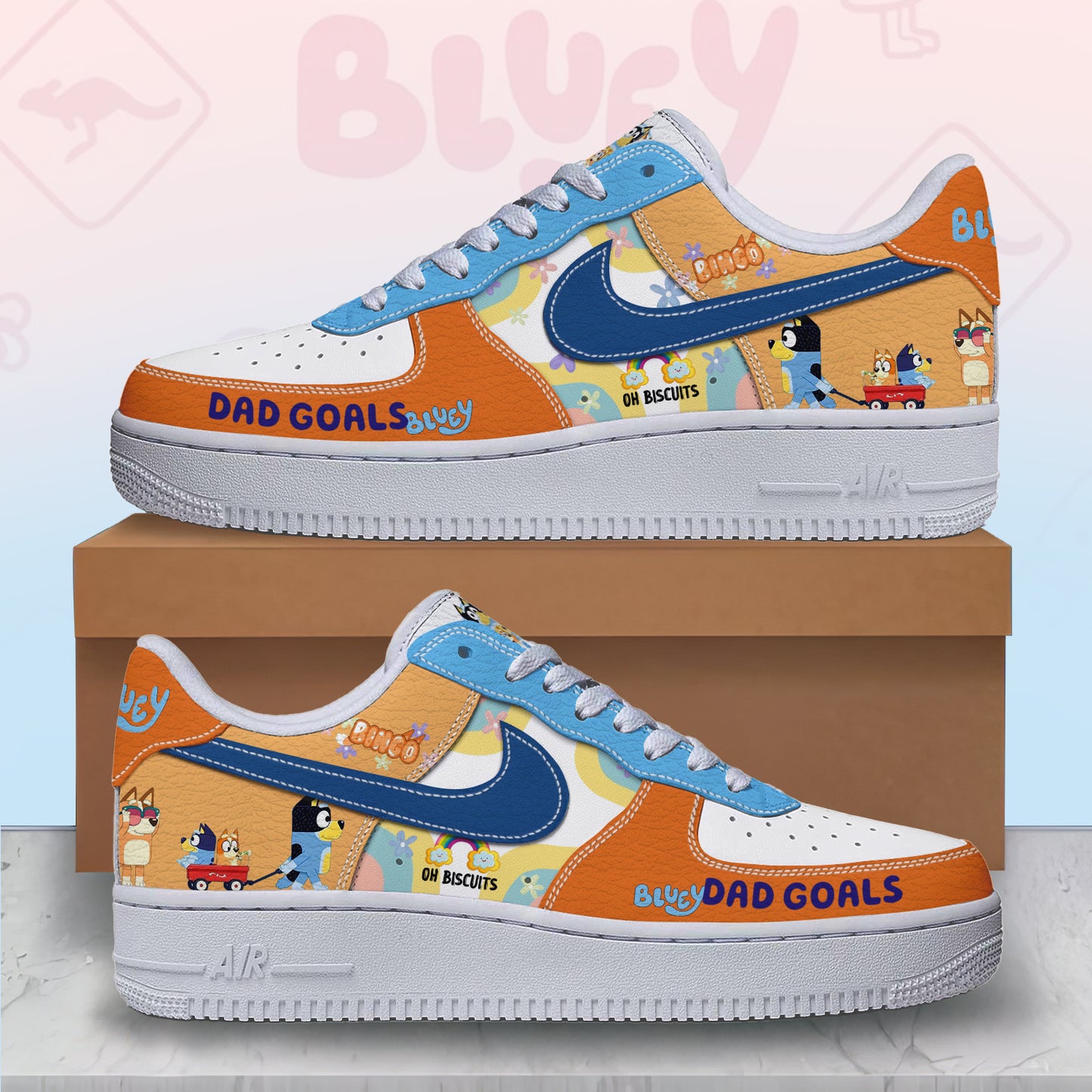 Ideafootwear Bluey Air Low-Top Sneakers Shoes For Men And Women 1