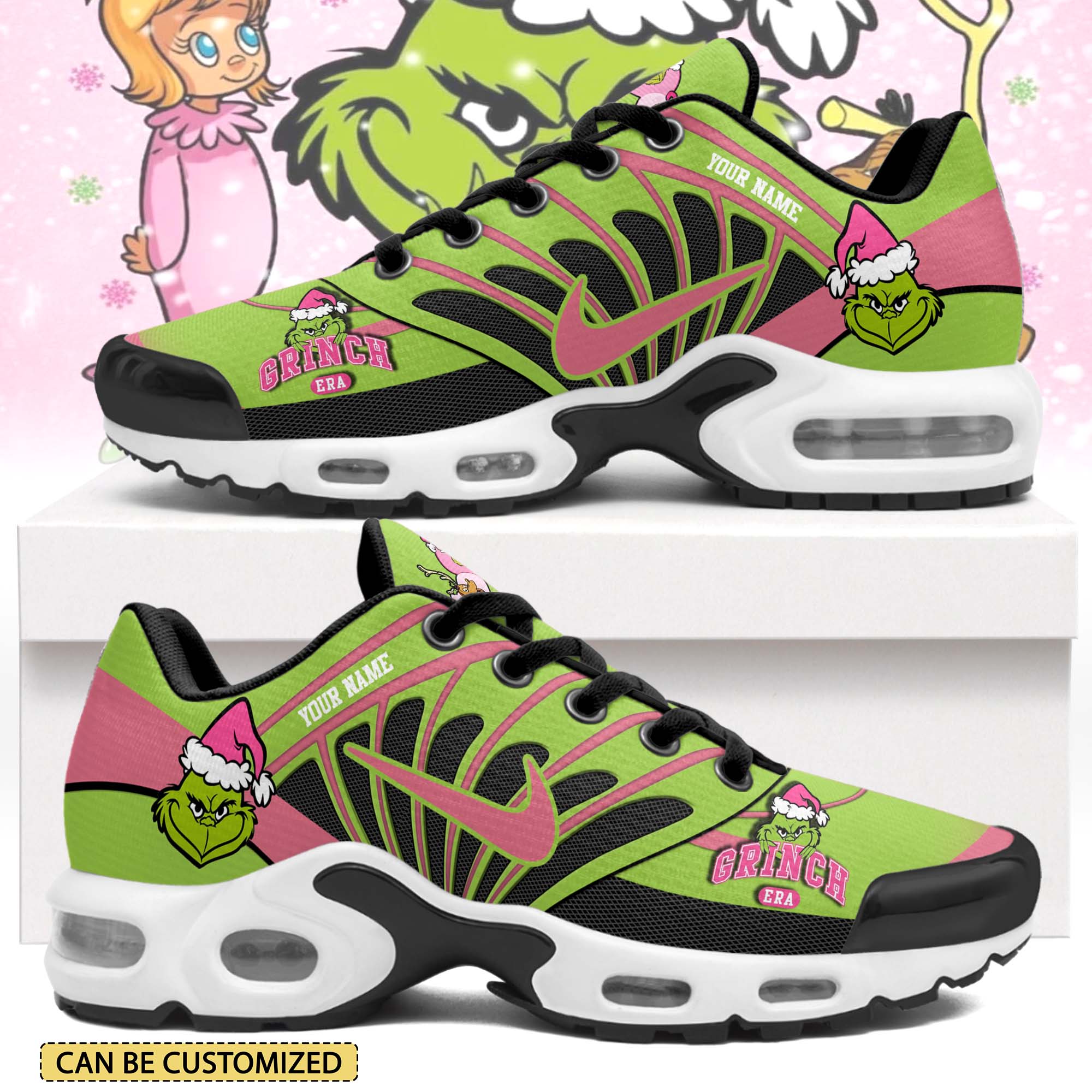 Ideafootwear The Grinch x Christmas TN Shoes Sneakers For Men And Women