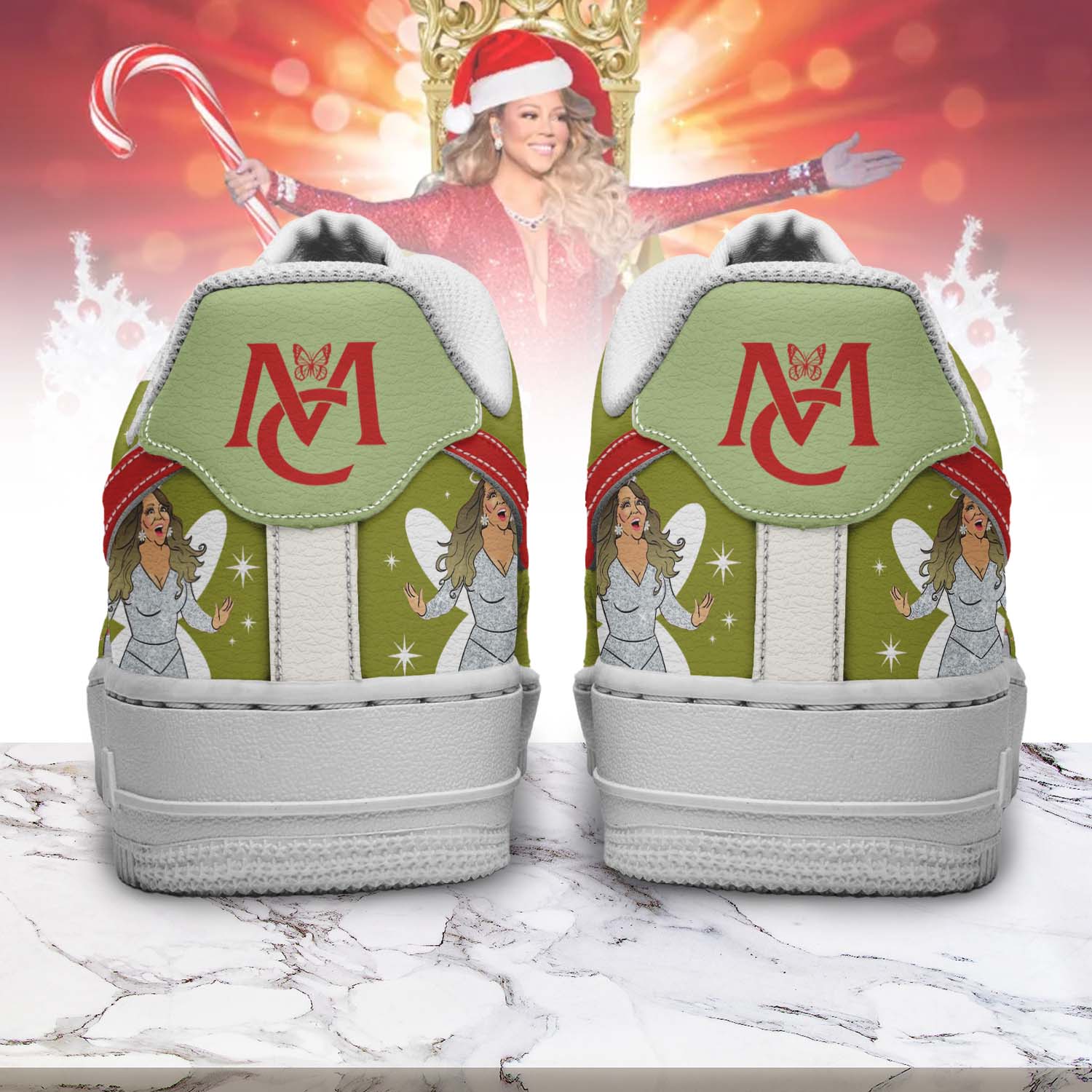 IdeaFootwear Mariah Carey Air Low-Top Sneakers Shoes For Men And Women